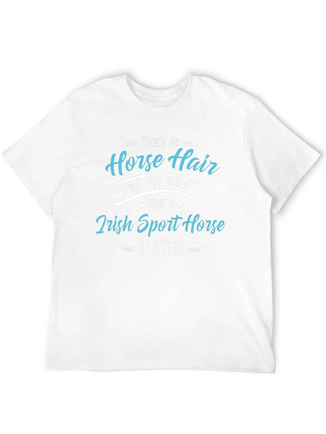 Black Irish Sport Horse Glitter T-Shirt - Horse Lover Tee view 12