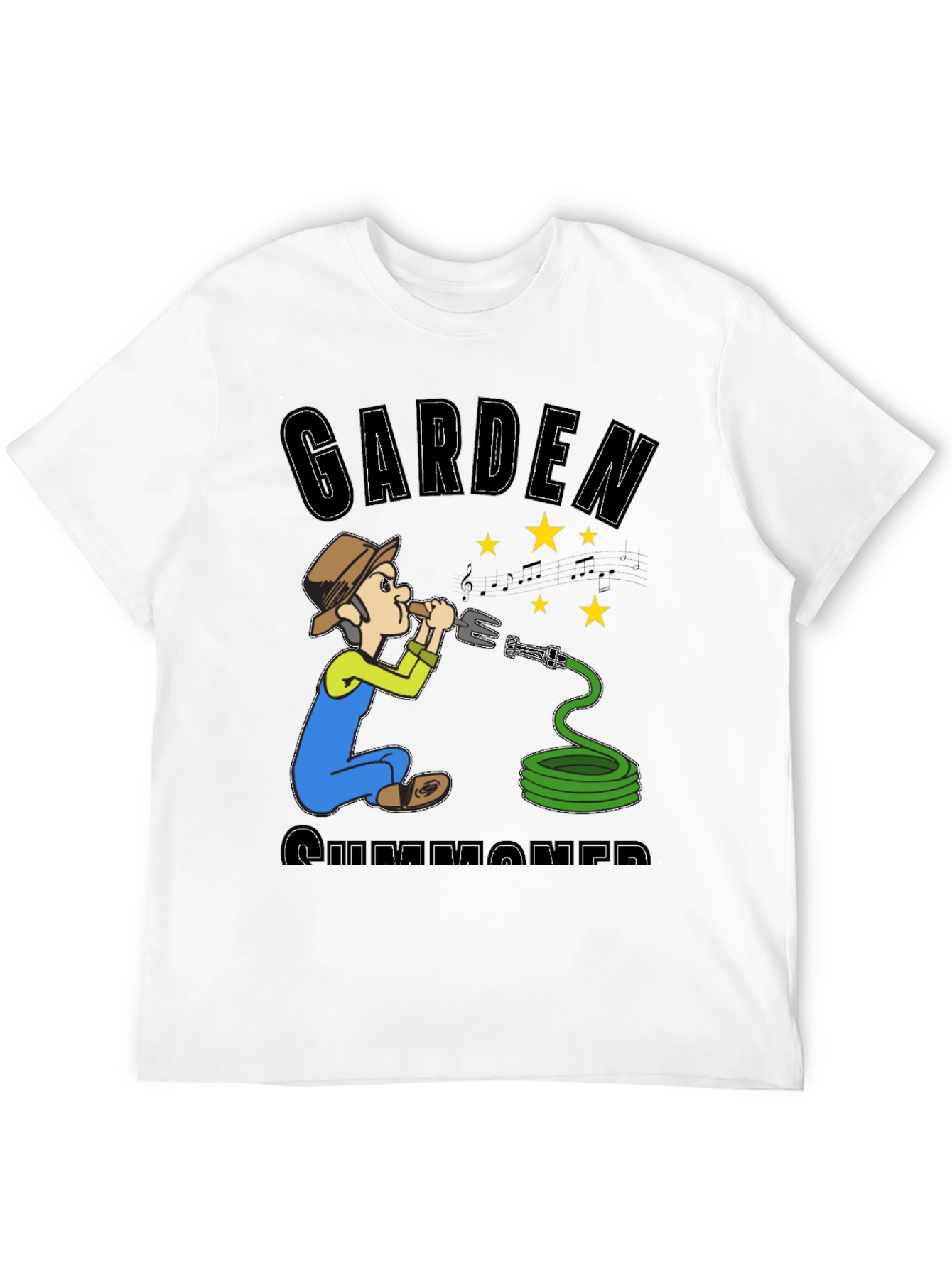 Black Gardener Summoner Graphic Tee - Novelty T-Shirt view 12