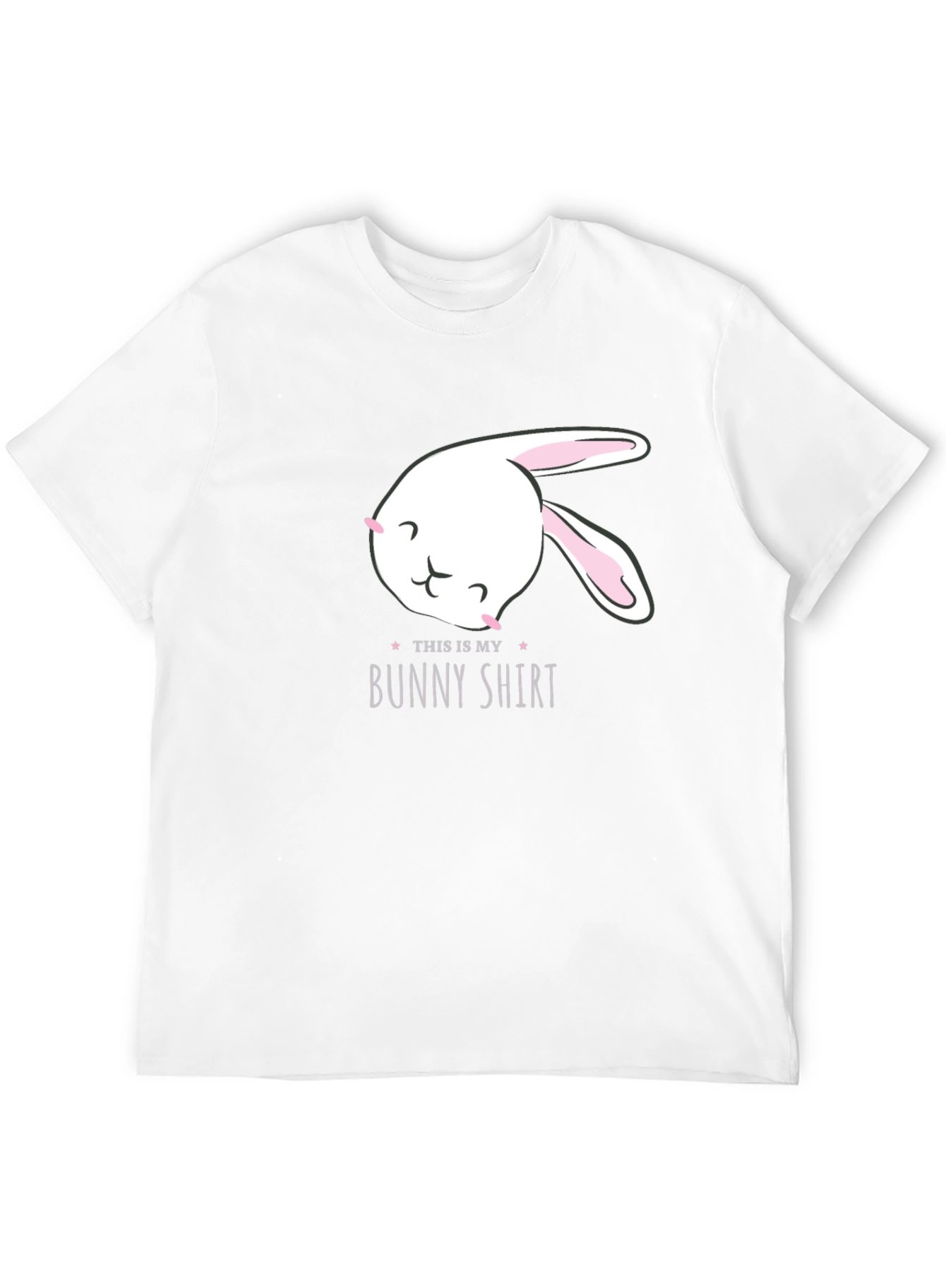 Black Cute Bunny Shirt - This is My Bunny Shirt view 12