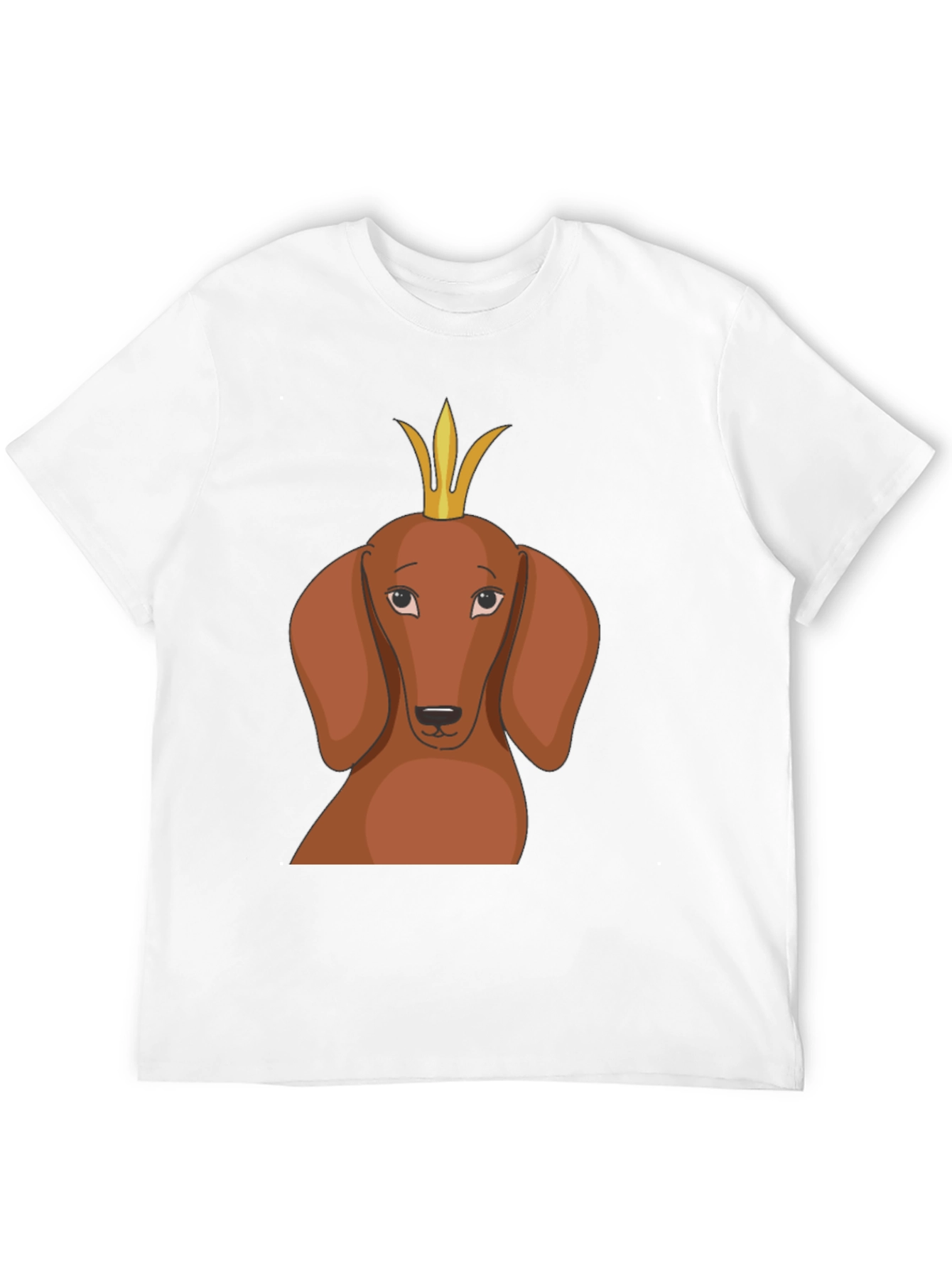 Black Dachshund King Graphic Tee - Black view 12