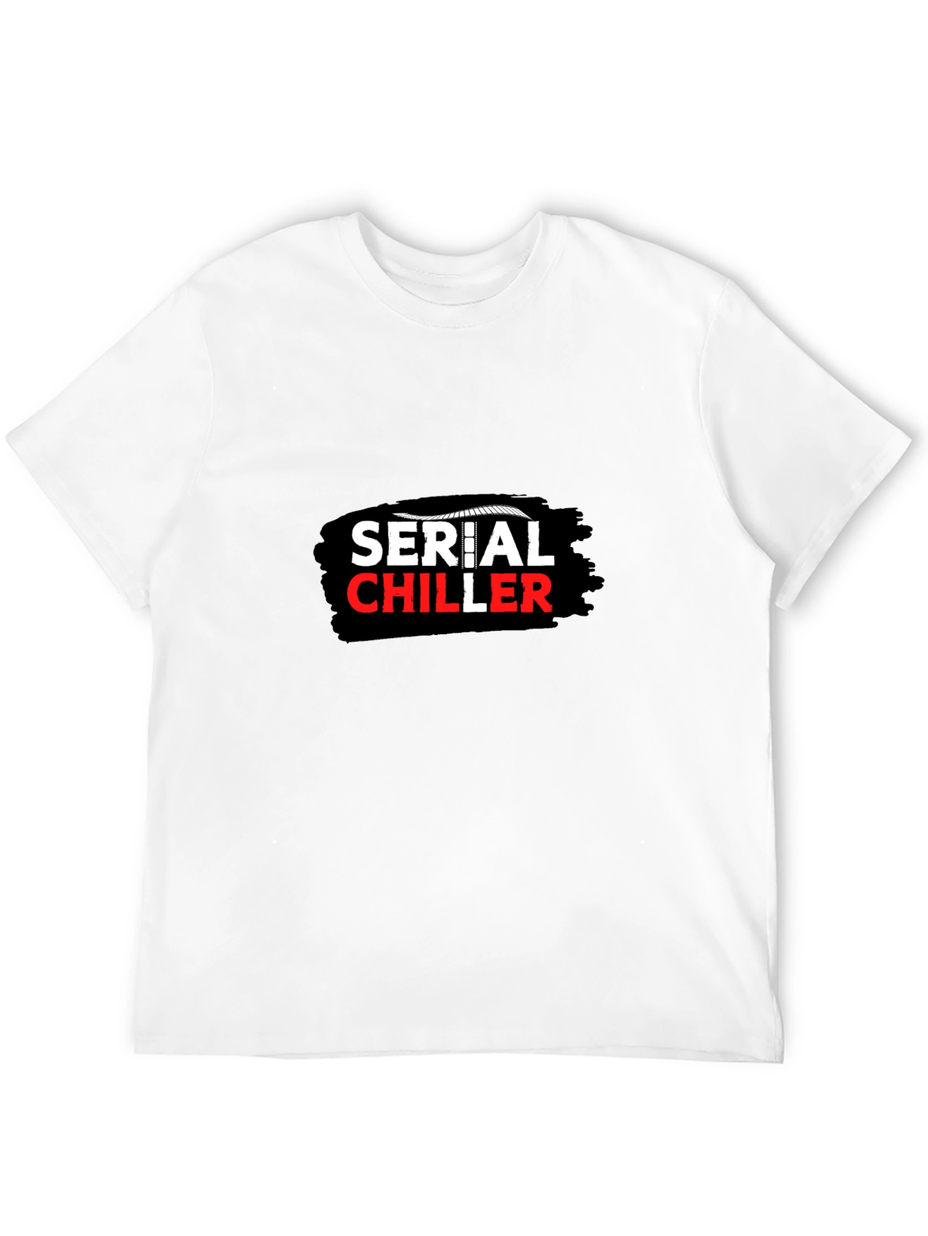 Black Serial Chiller Graphic Print Black T-Shirt view 12