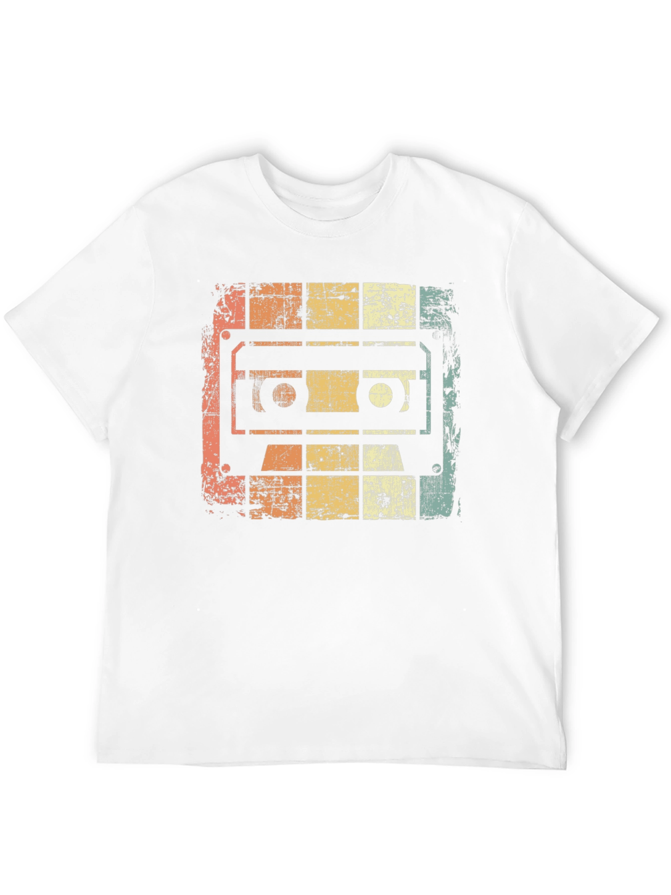Black Retro Cassette Tape Graphic T-Shirt view 12