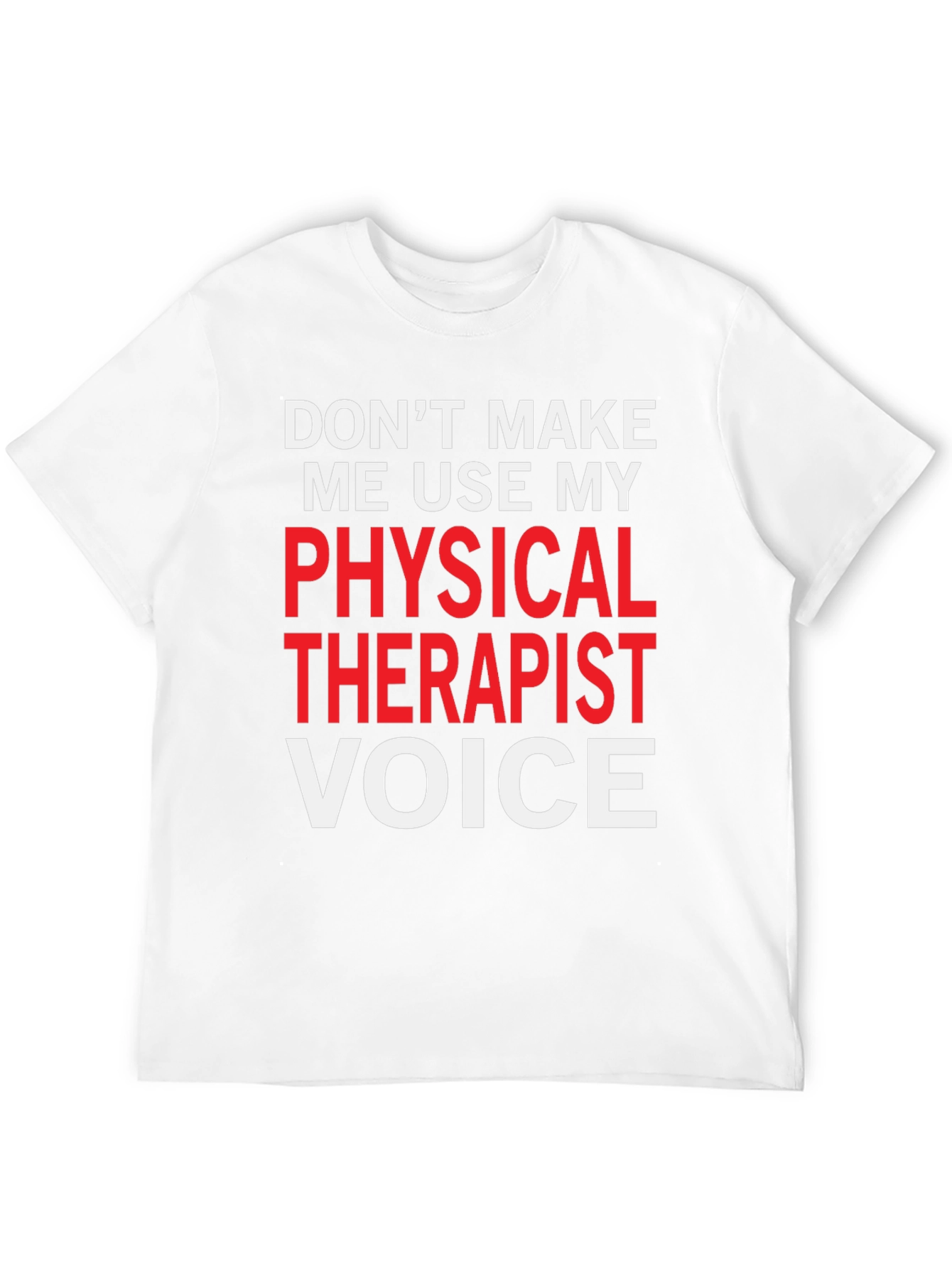 Black Physical Therapist Voice Graphic Tee view 12