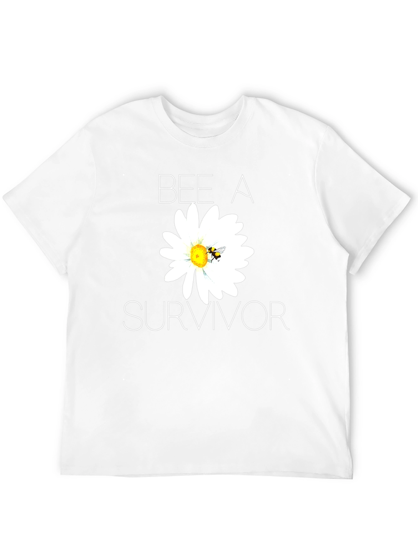 Black Bee A Survivor T-Shirt - Black Cotton Blend view 12