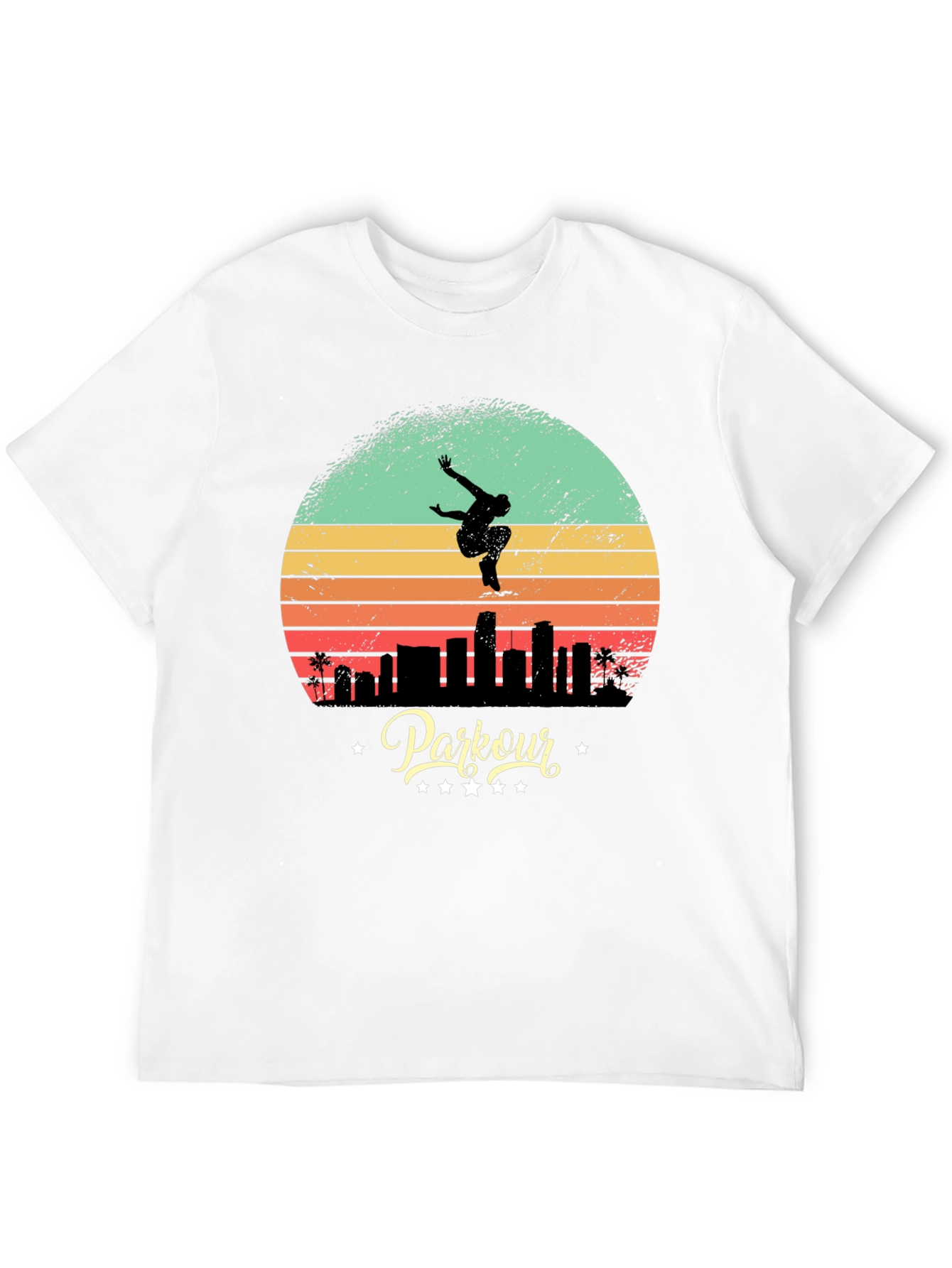 Retro Parkour T-Shirt - Urban Acrobatics Style - 12