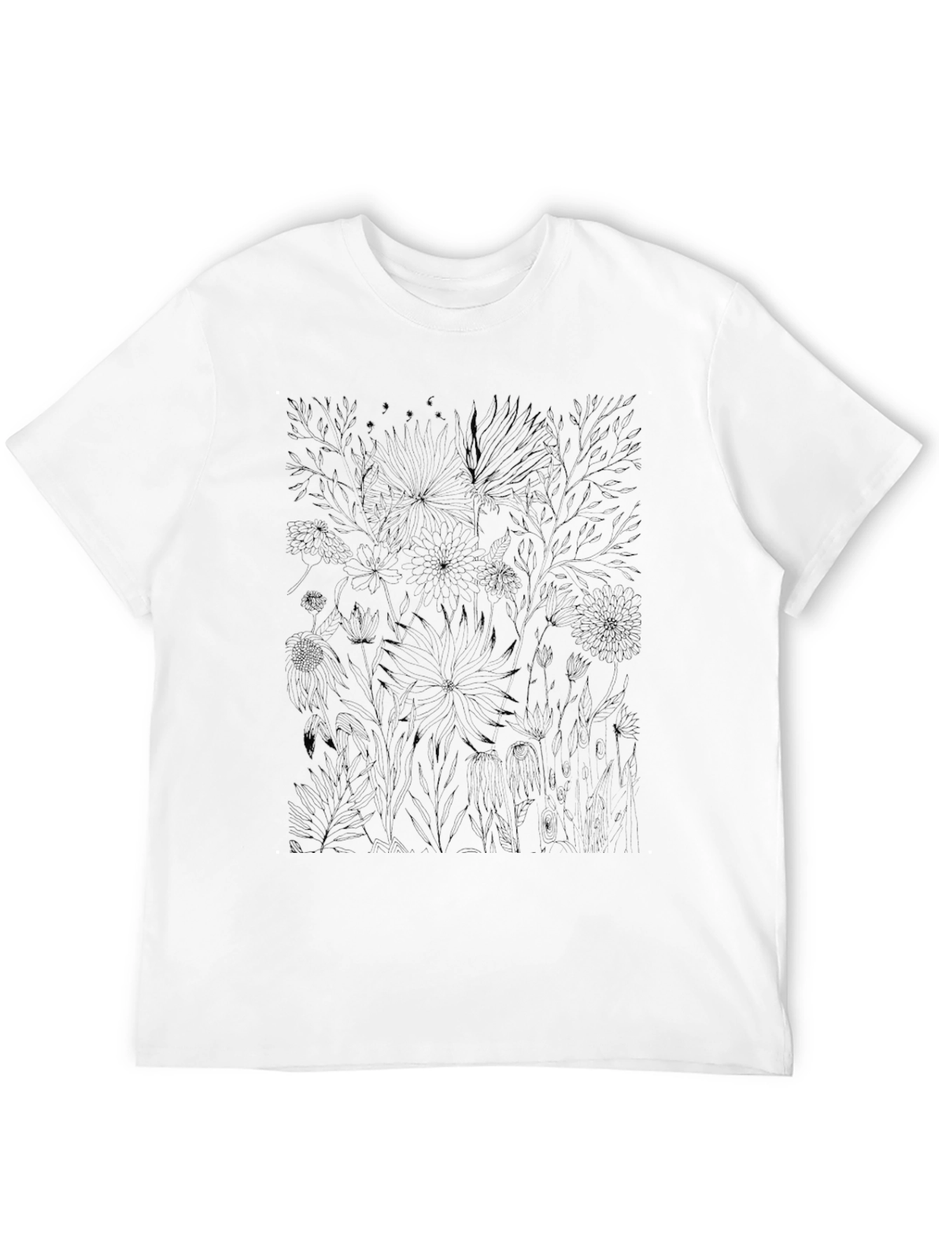 Black Black Graphic Tee - Mystery Design view 12