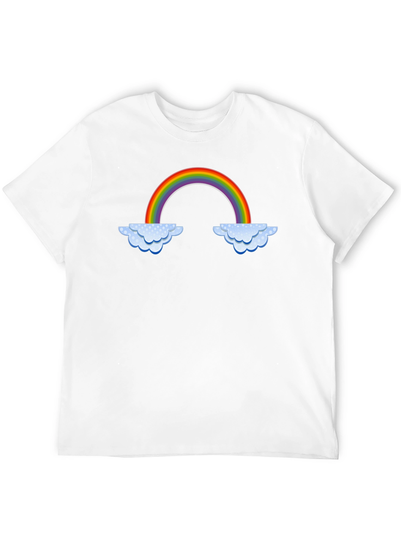 Black Rainbow Cloud Graphic T-Shirt - Black view 12