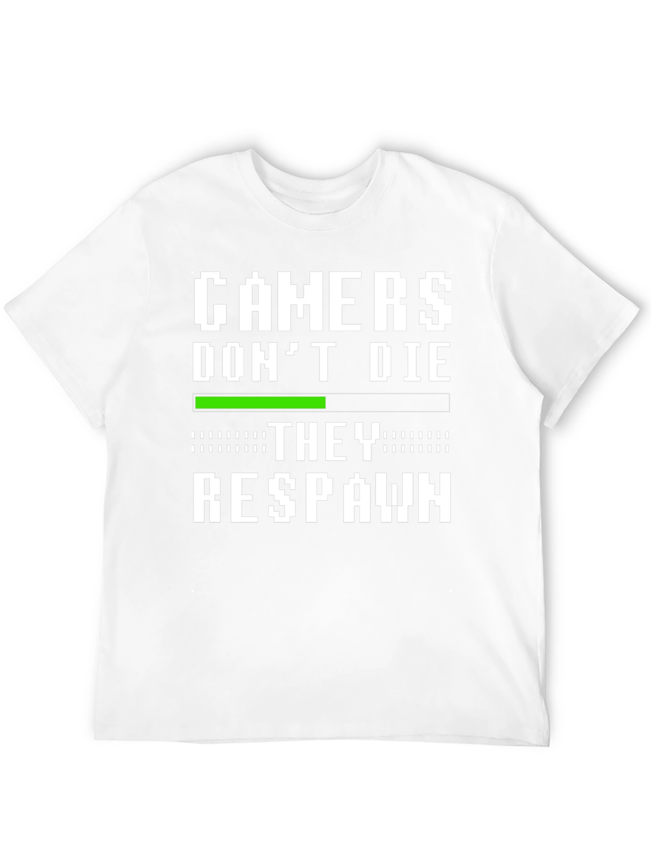 Black Gamers Don't Die T-Shirt - They Respawn! view 12
