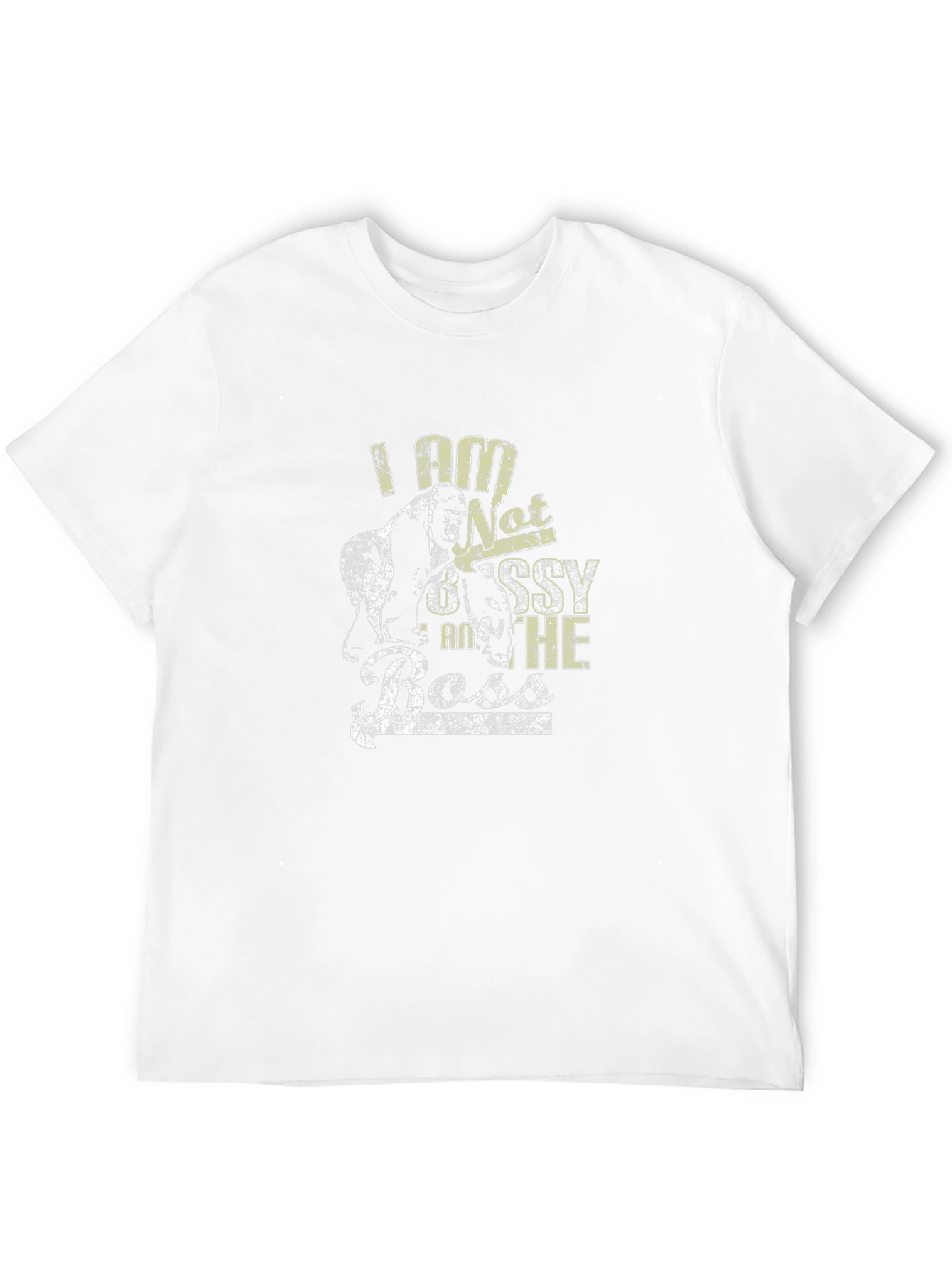 Black I am Not Bossy, I am the Boss Graphic T-Shirt view 12