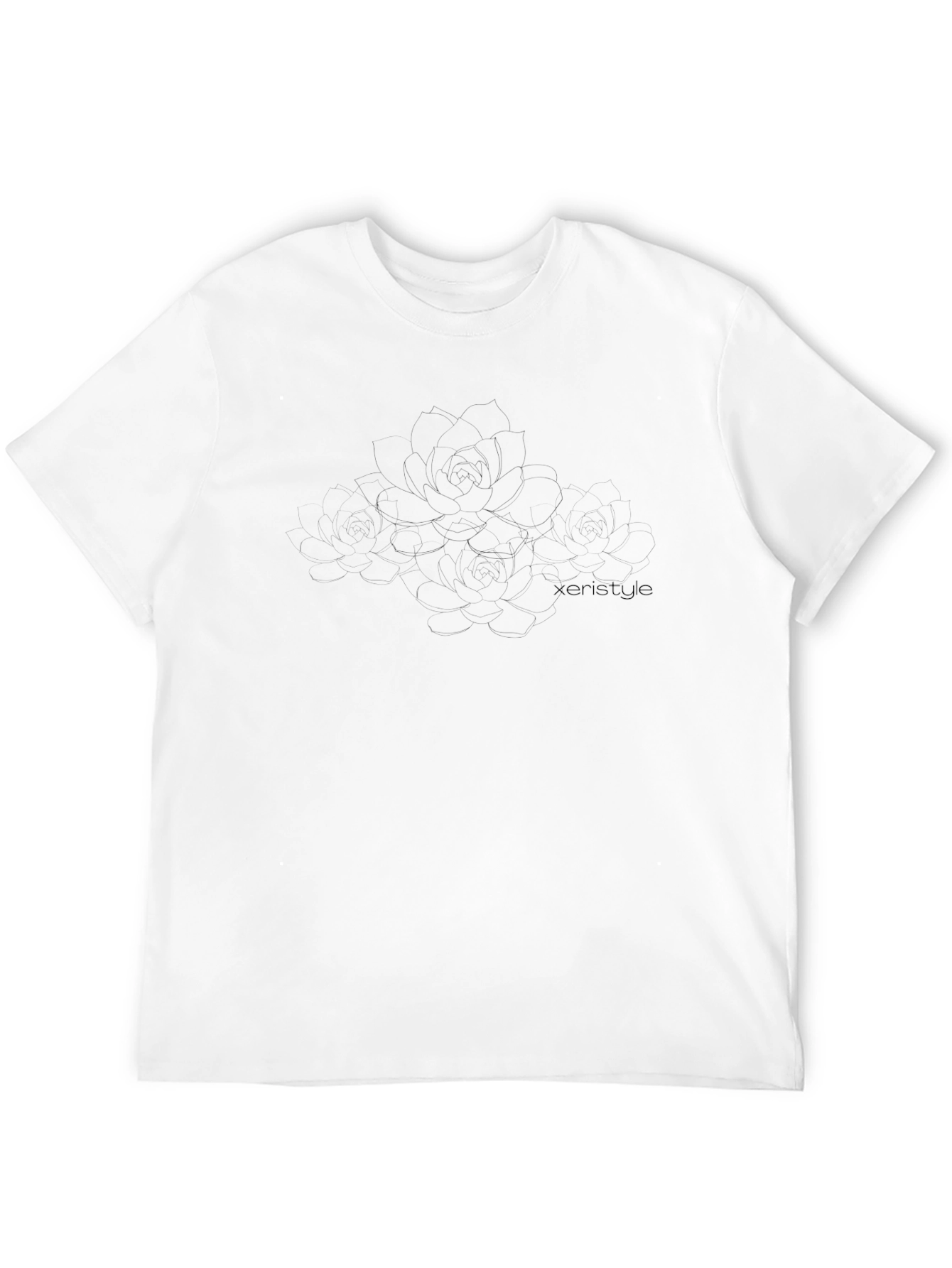 Black Men's Black Rose Graphic Tee - Casual Style view 12