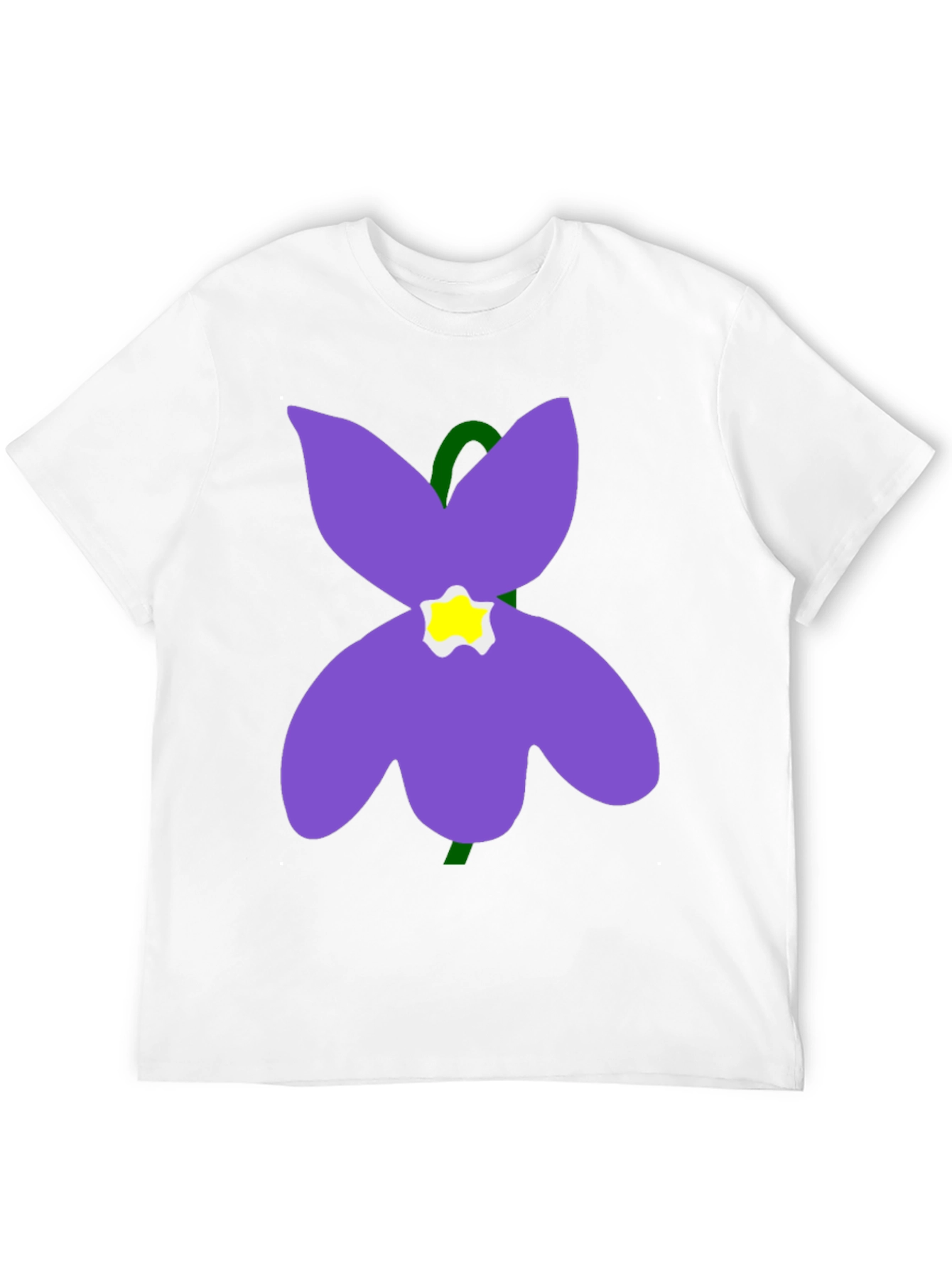 Black Flower Graphic T-Shirt - Soft Cotton Casual Wear view 12