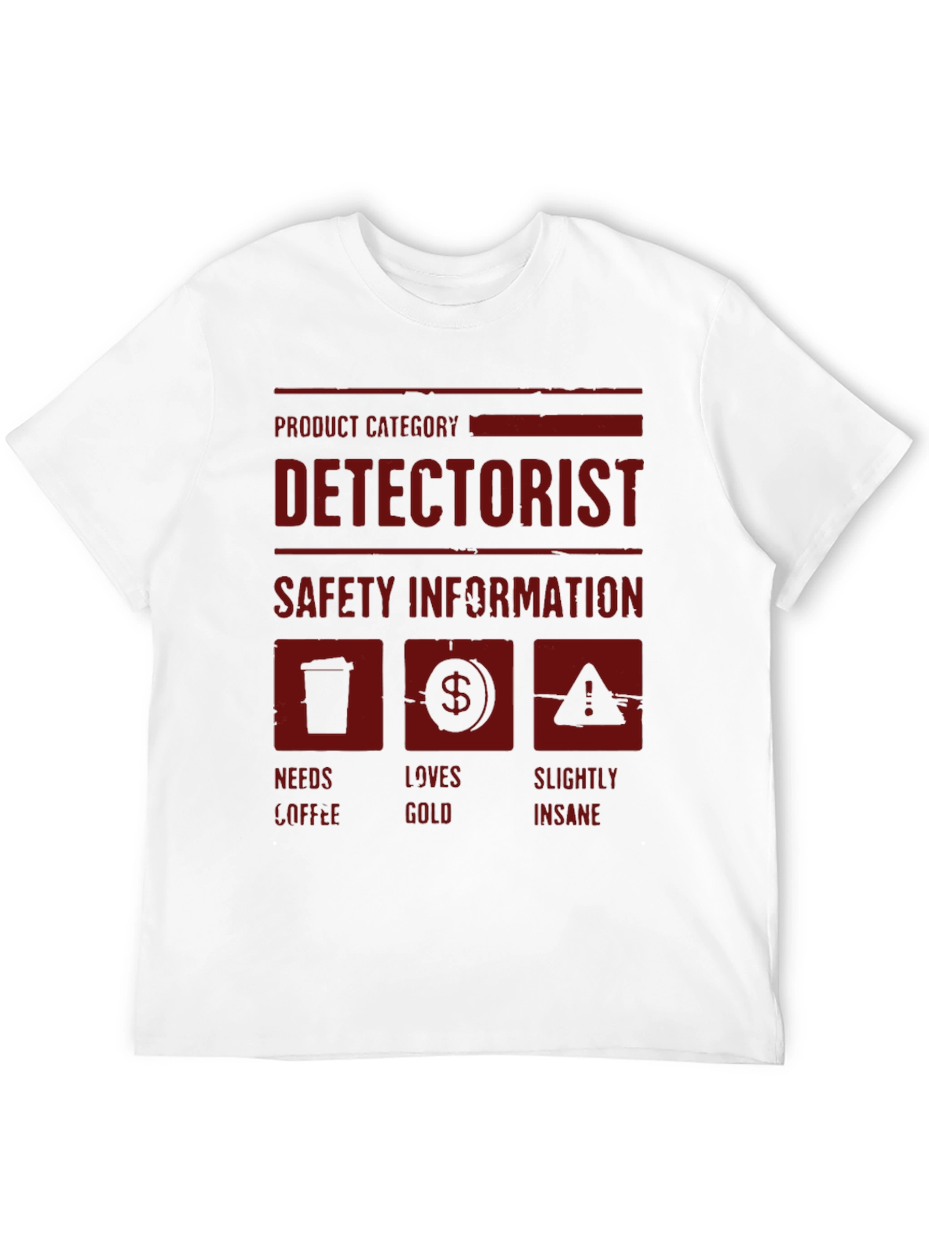 Black Detectorist Funny T-Shirt, Metal Detecting Gift  view 12