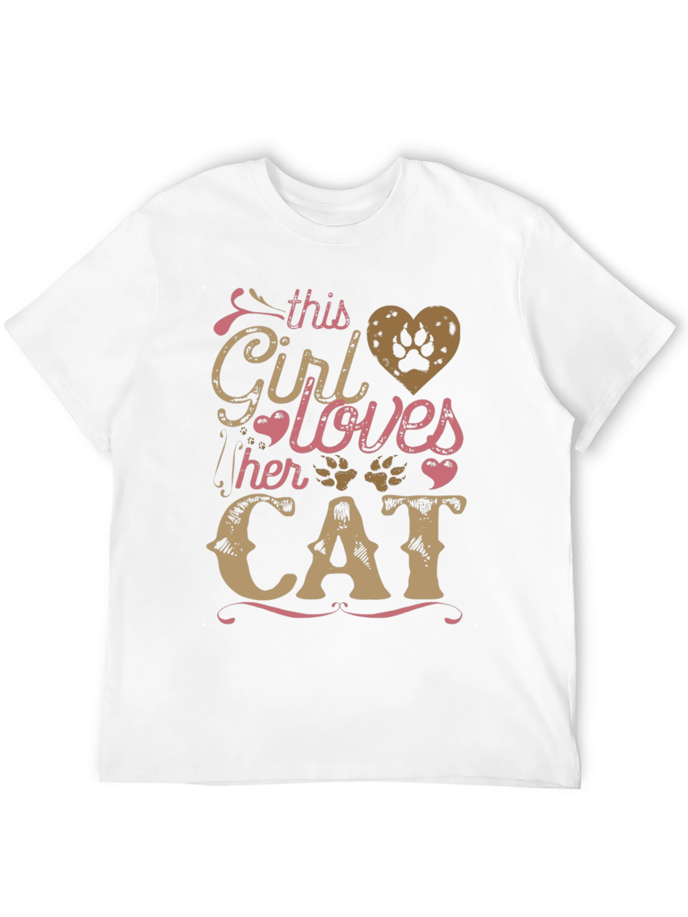 Black Girl Loves Her Cat T-Shirt view 12
