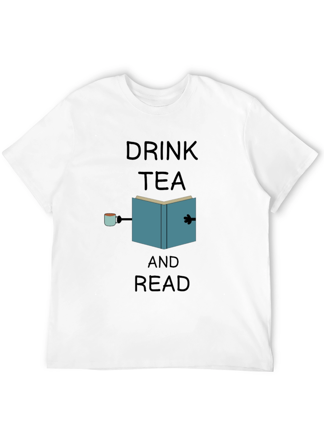 Black Drink Tea and Read Graphic T-Shirt view 12