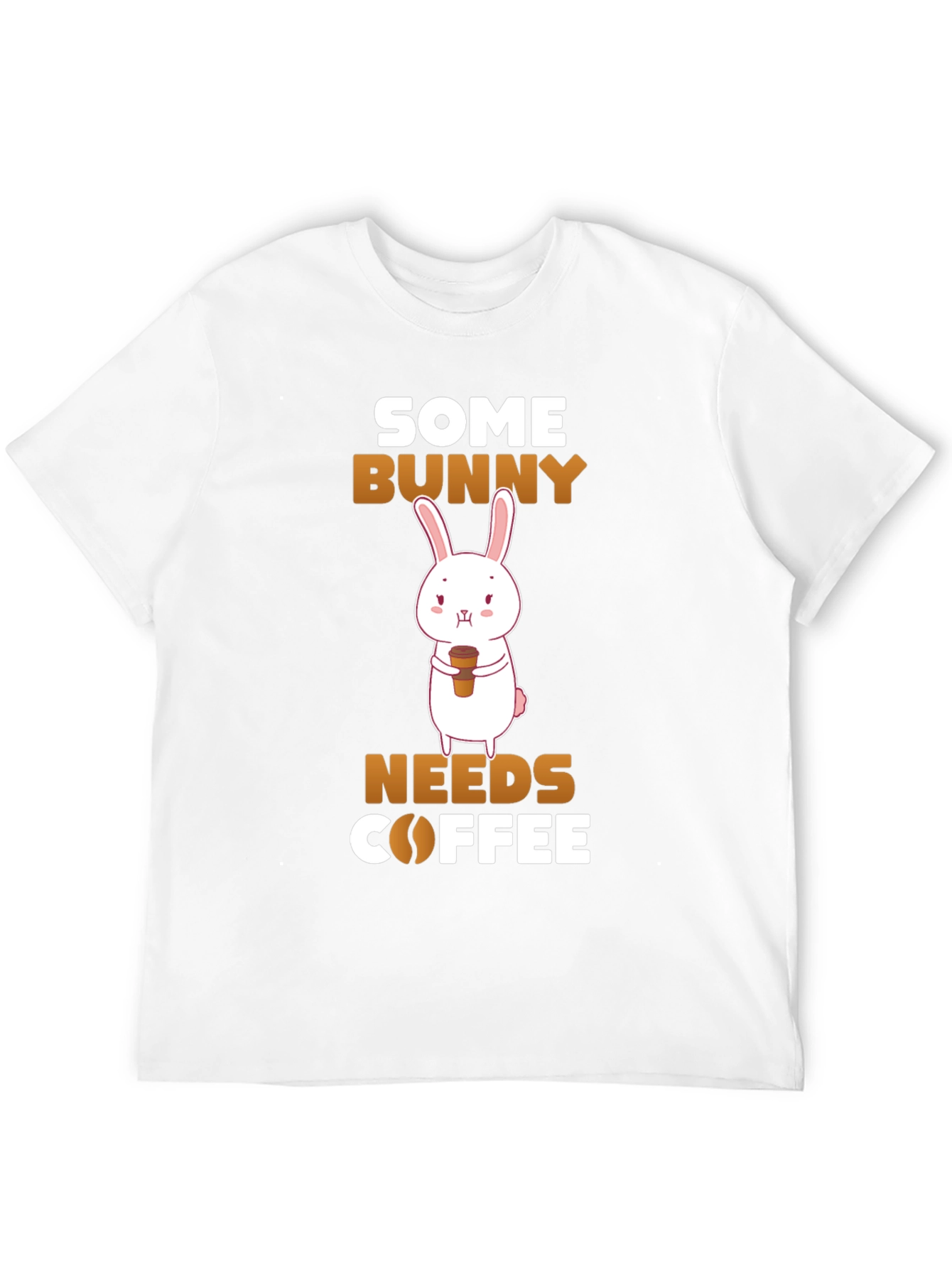 Black Some Bunny Needs Coffee T-Shirt view 12