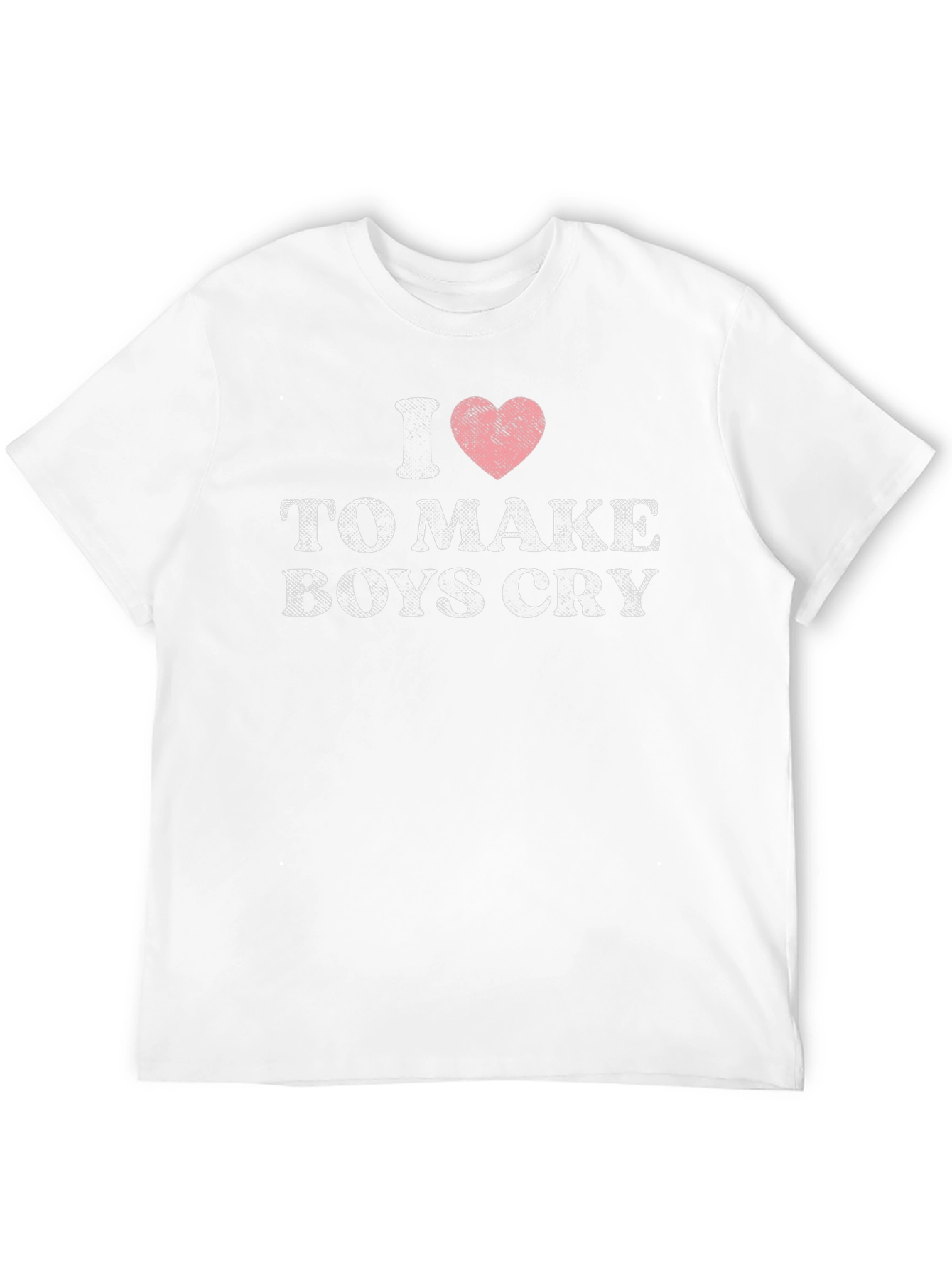 Black I Heart to Make Boys Cry Graphic T-Shirt view 12