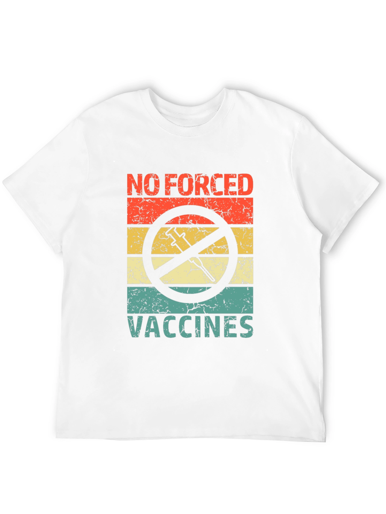 No Forced Vaccines T-Shirt - Anti Vax Tee - 12