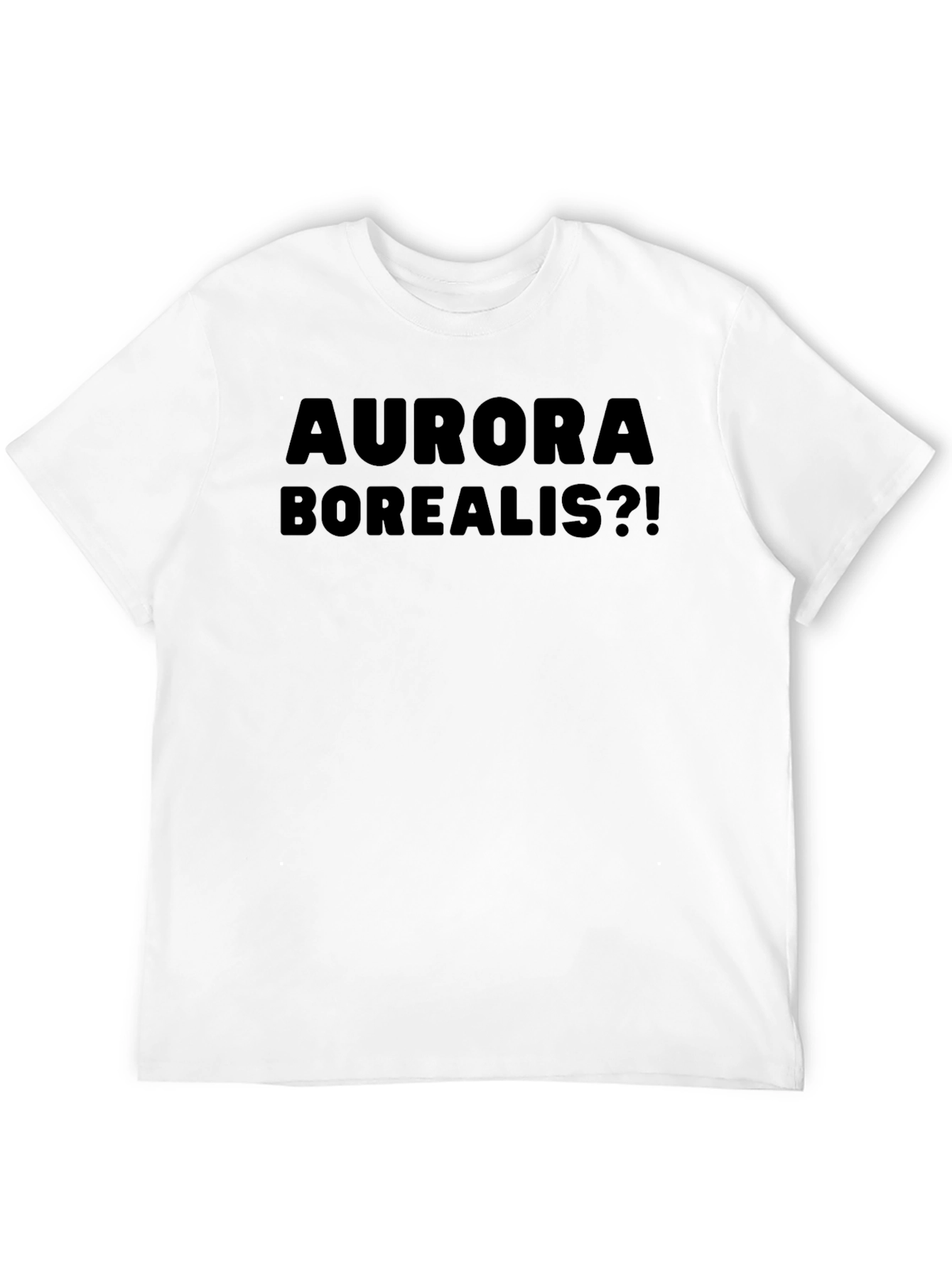 Black Aurora Borealis T-Shirt - Science Humor Tee view 12