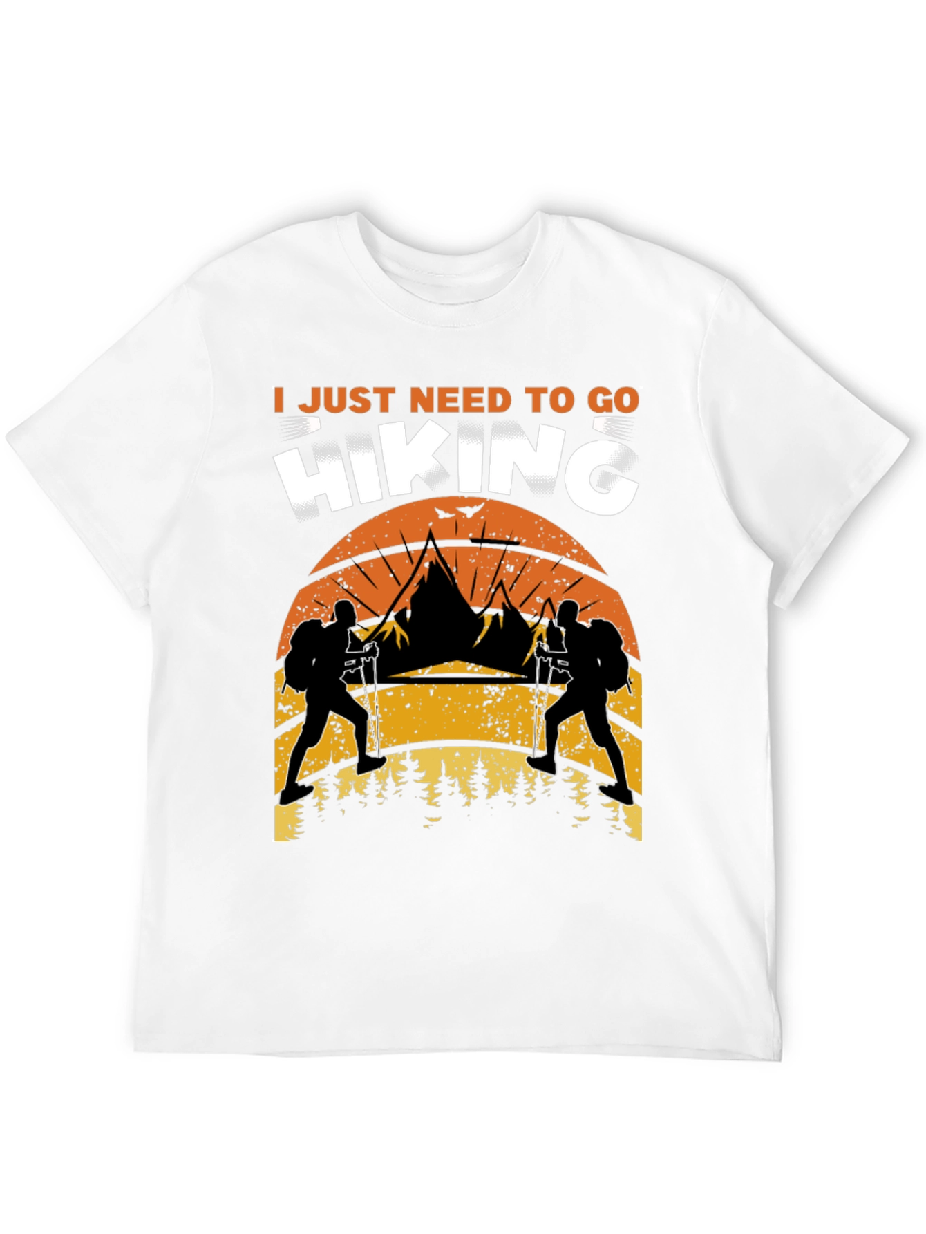 Black Hiking Adventure T-Shirt - Nature Explorer view 12