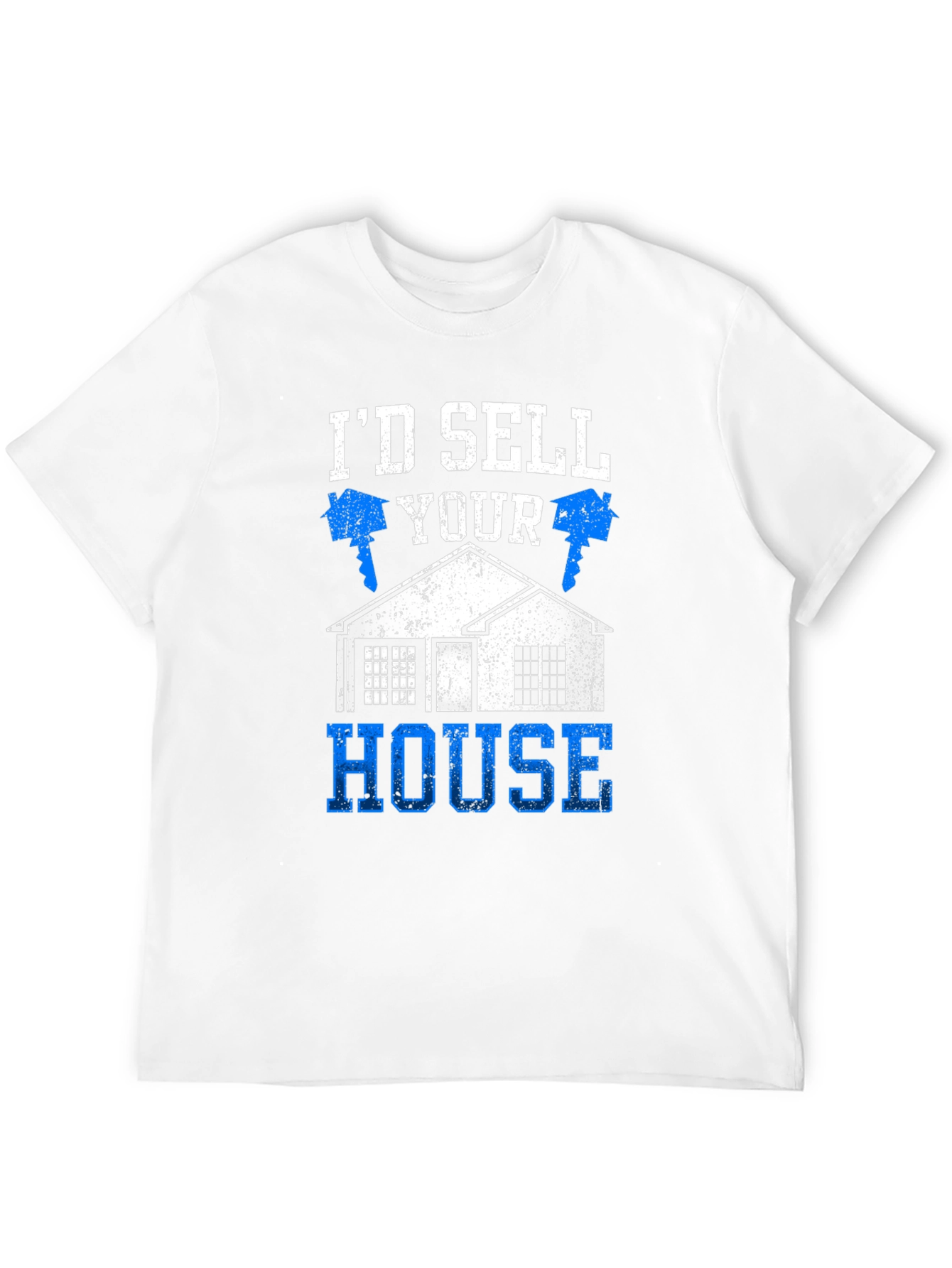 Black Realtor Humor T-Shirt - I'd Sell Your House view 12