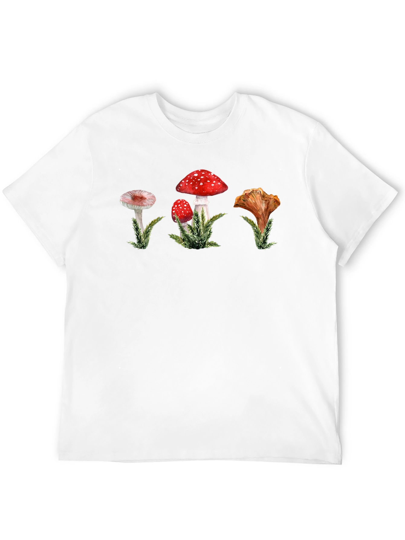 Black Mushroom Graphic T-Shirt view 12