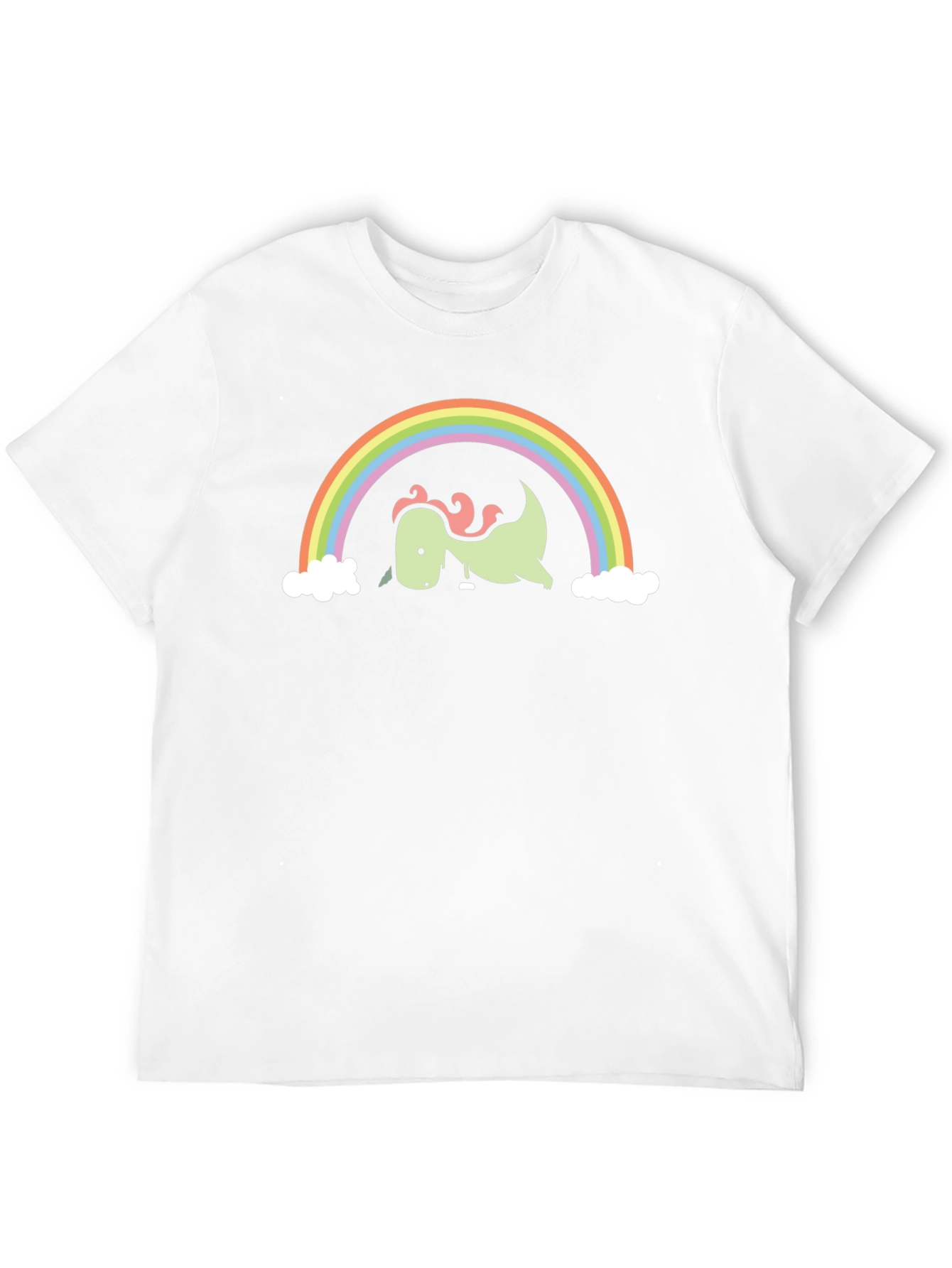 Black Dino Rainbow Graphic Tee - Black view 12