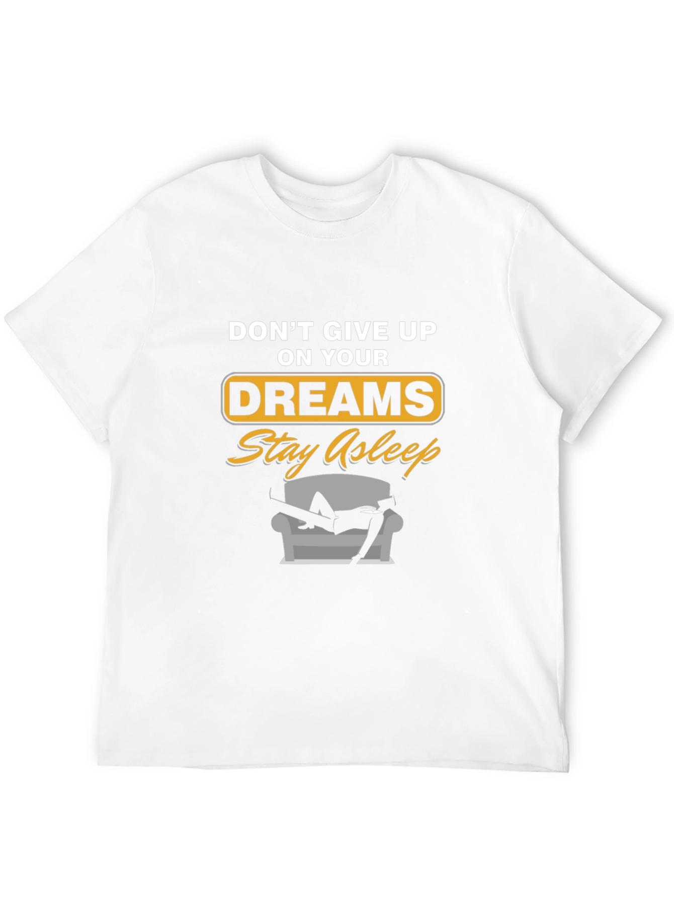 Black Funny Dreams Stay Asleep Graphic Tee view 12