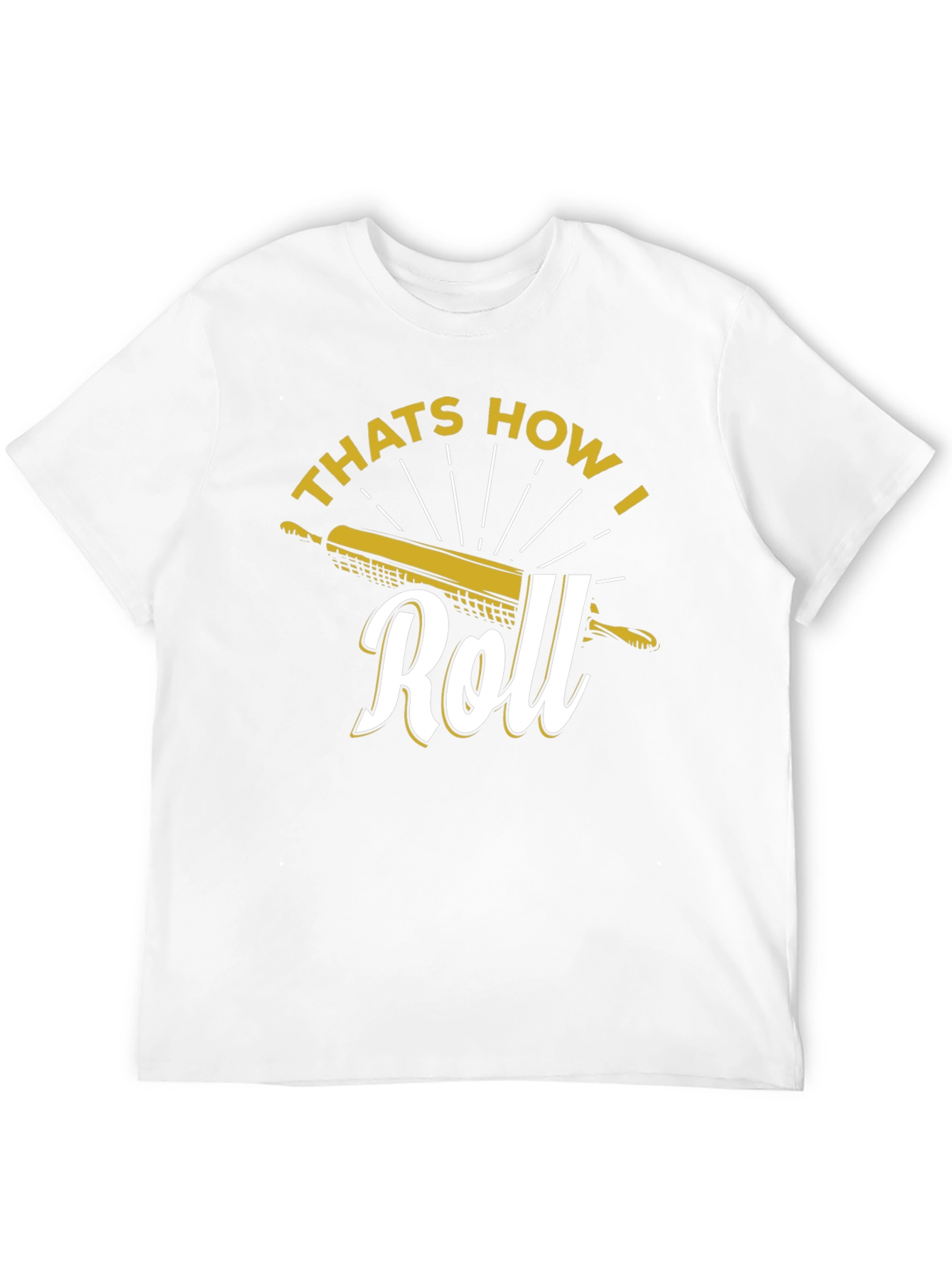 Black That's How I Roll Black T-Shirt - Baking Lover view 12