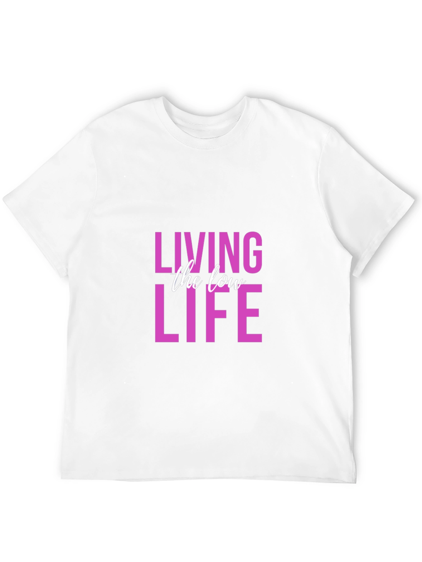 Black Living the Low Life Graphic Tee - Black view 12