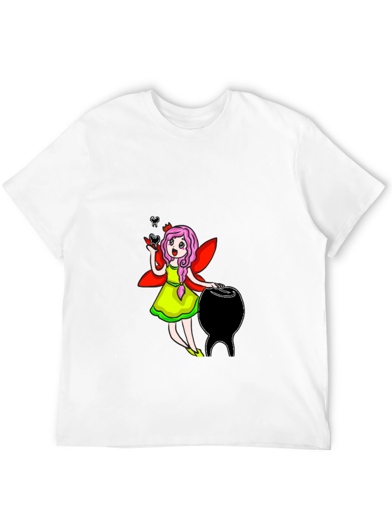 Black Tooth Fairy Graphic T-Shirt view 12