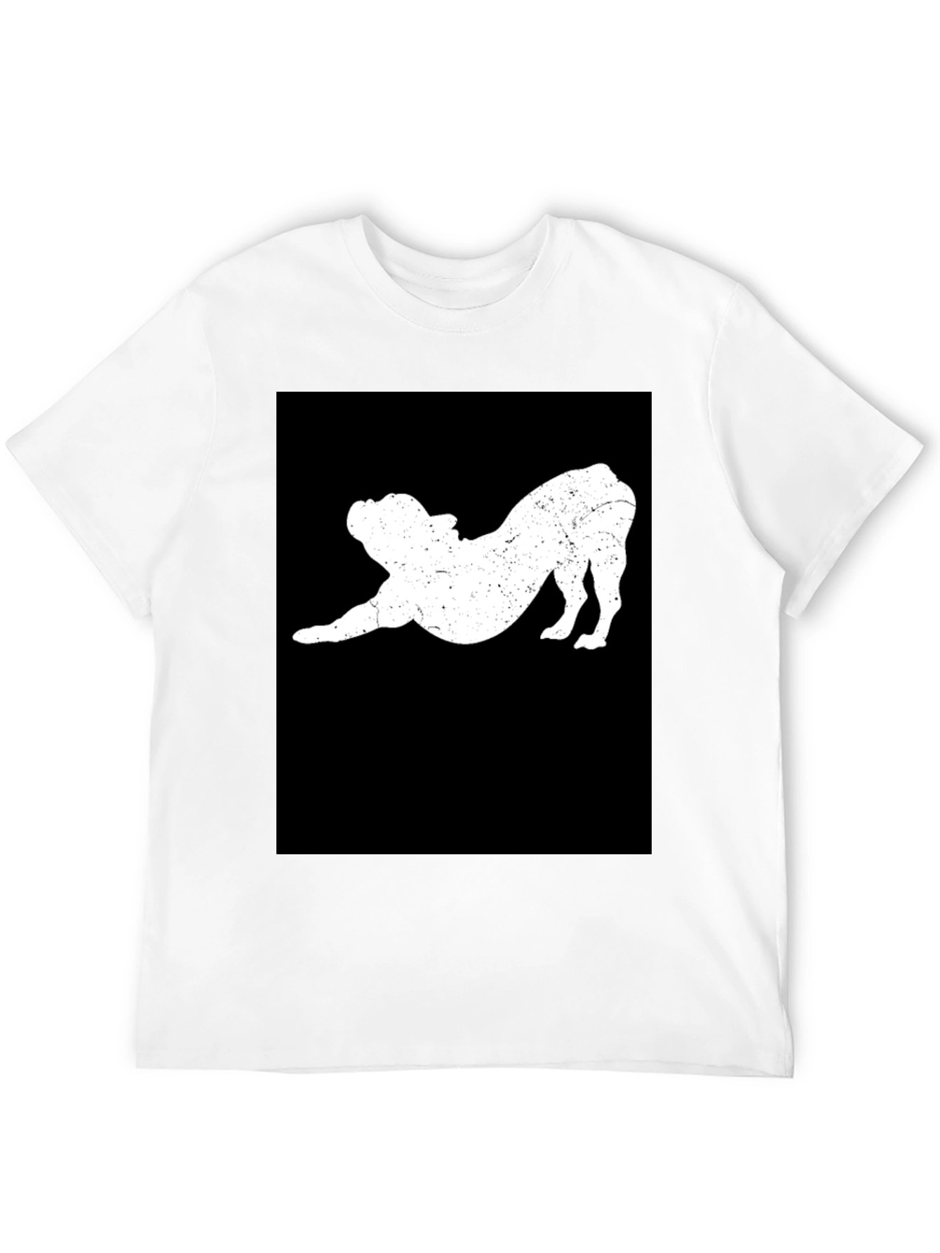 Black Bulldog Stretch Black T-Shirt - Comfort Fit view 12