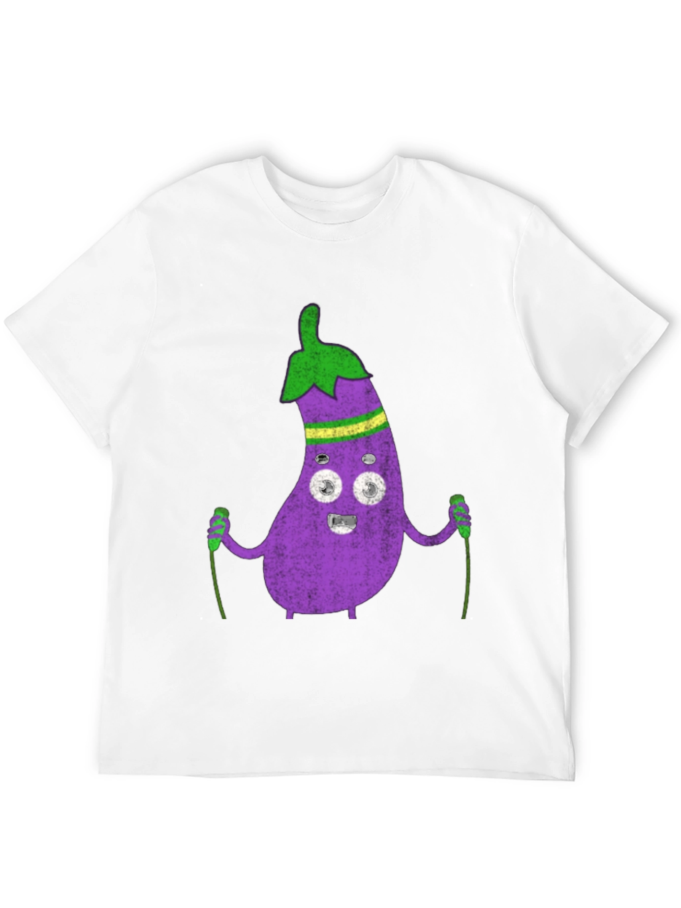 Eggplant Skiing T-Shirt - Funny Graphic Tee - 12