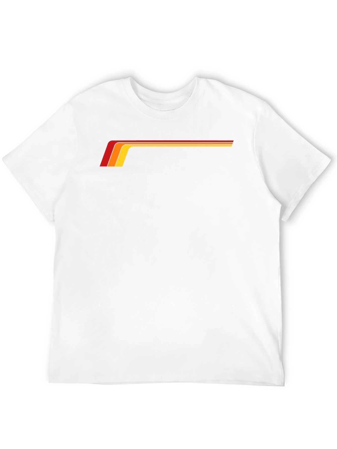 Black Retro Stripe T-Shirt - Vintage Inspired Design view 12