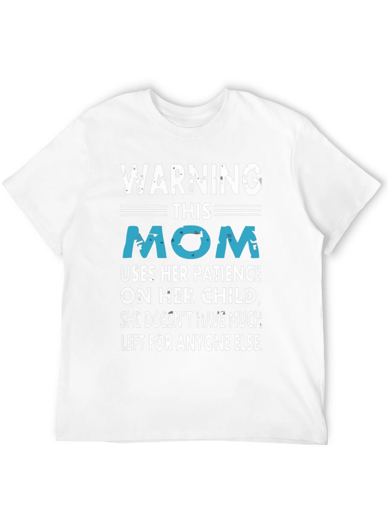 Black Warning This Mom T-Shirt Funny Mother's Day Tee view 12