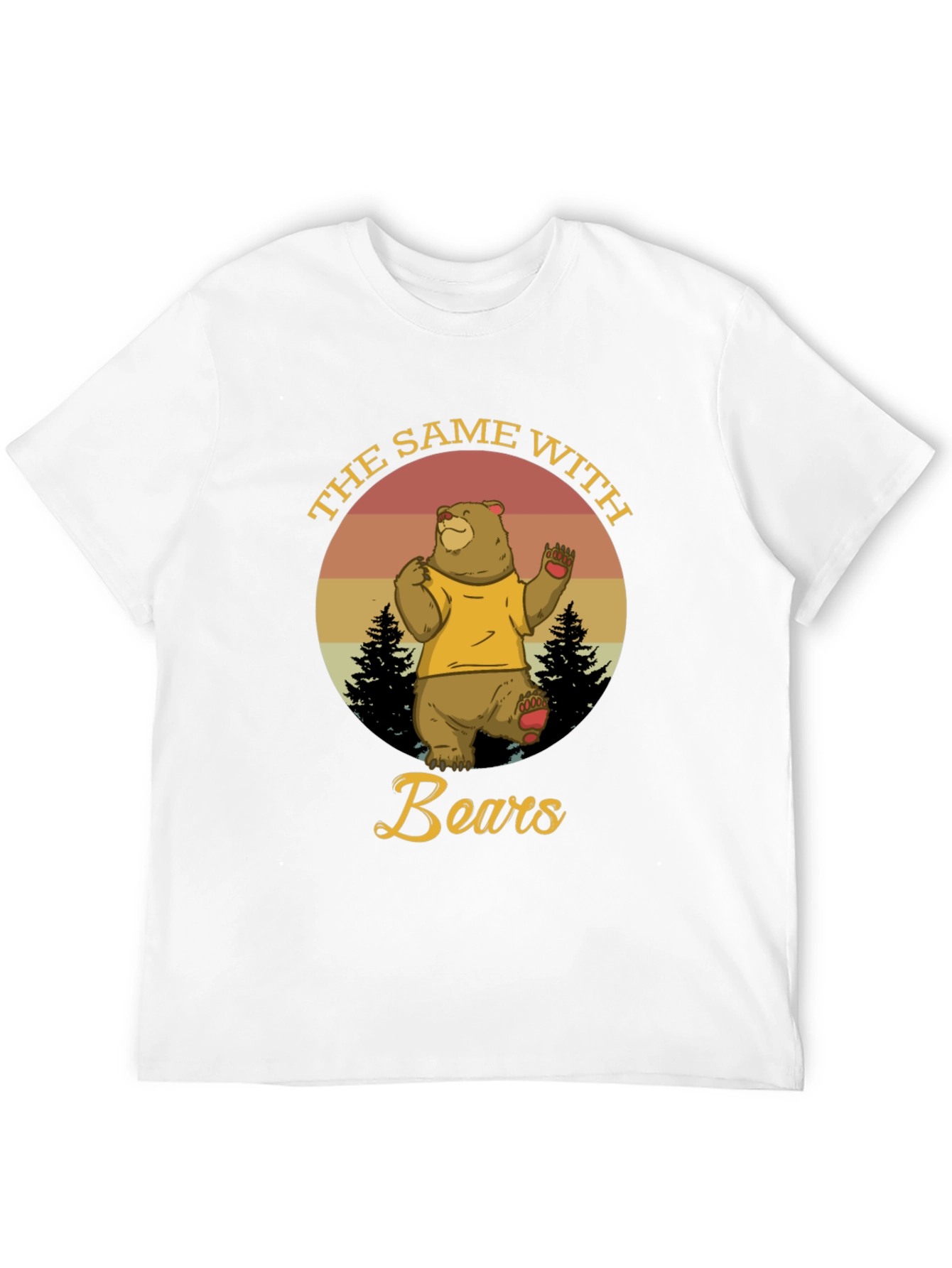 Black The Same With Bears Graphic T-Shirt view 12