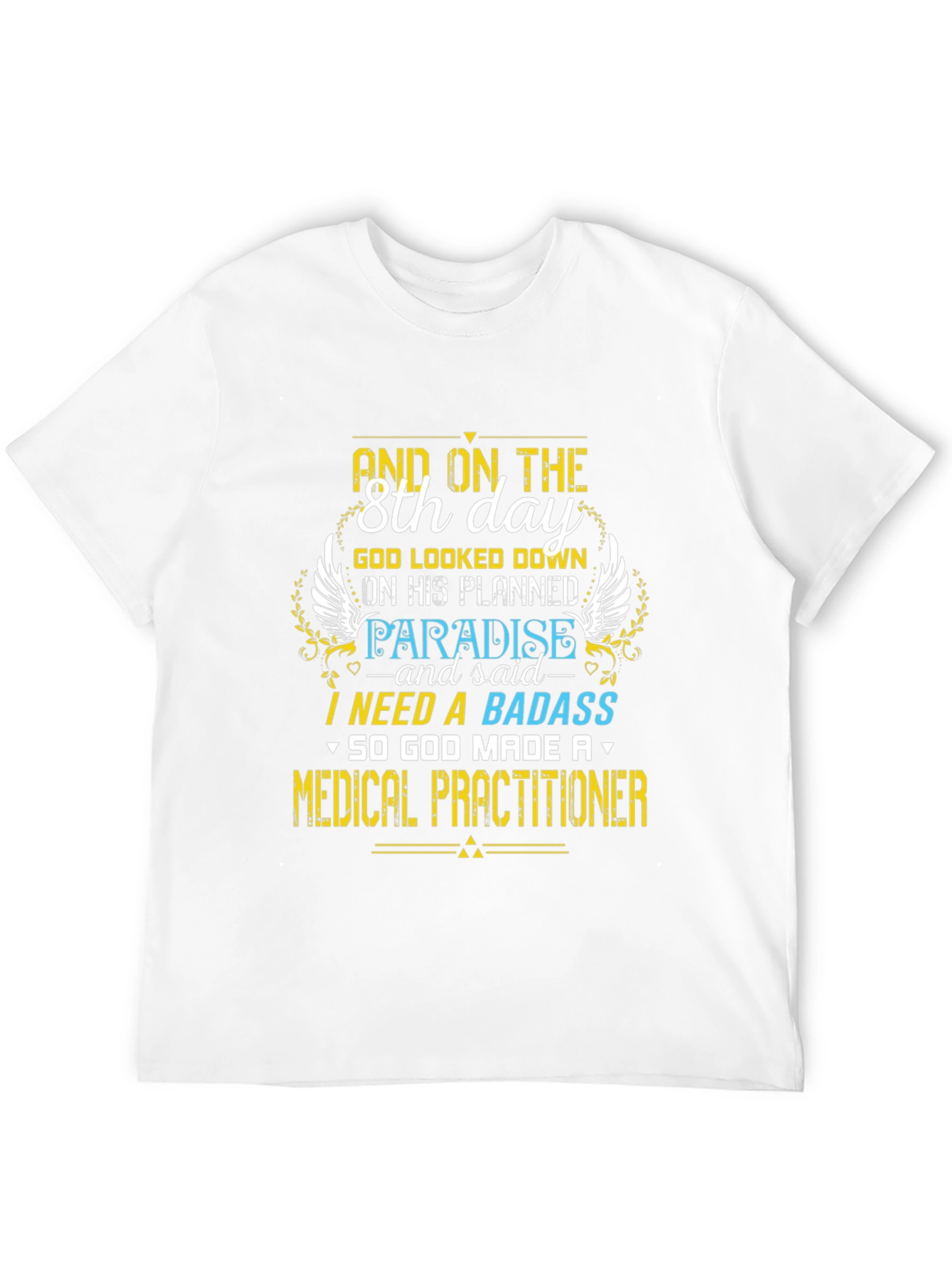 Black 8th Day Medical Practitioner Graphic Tee view 12