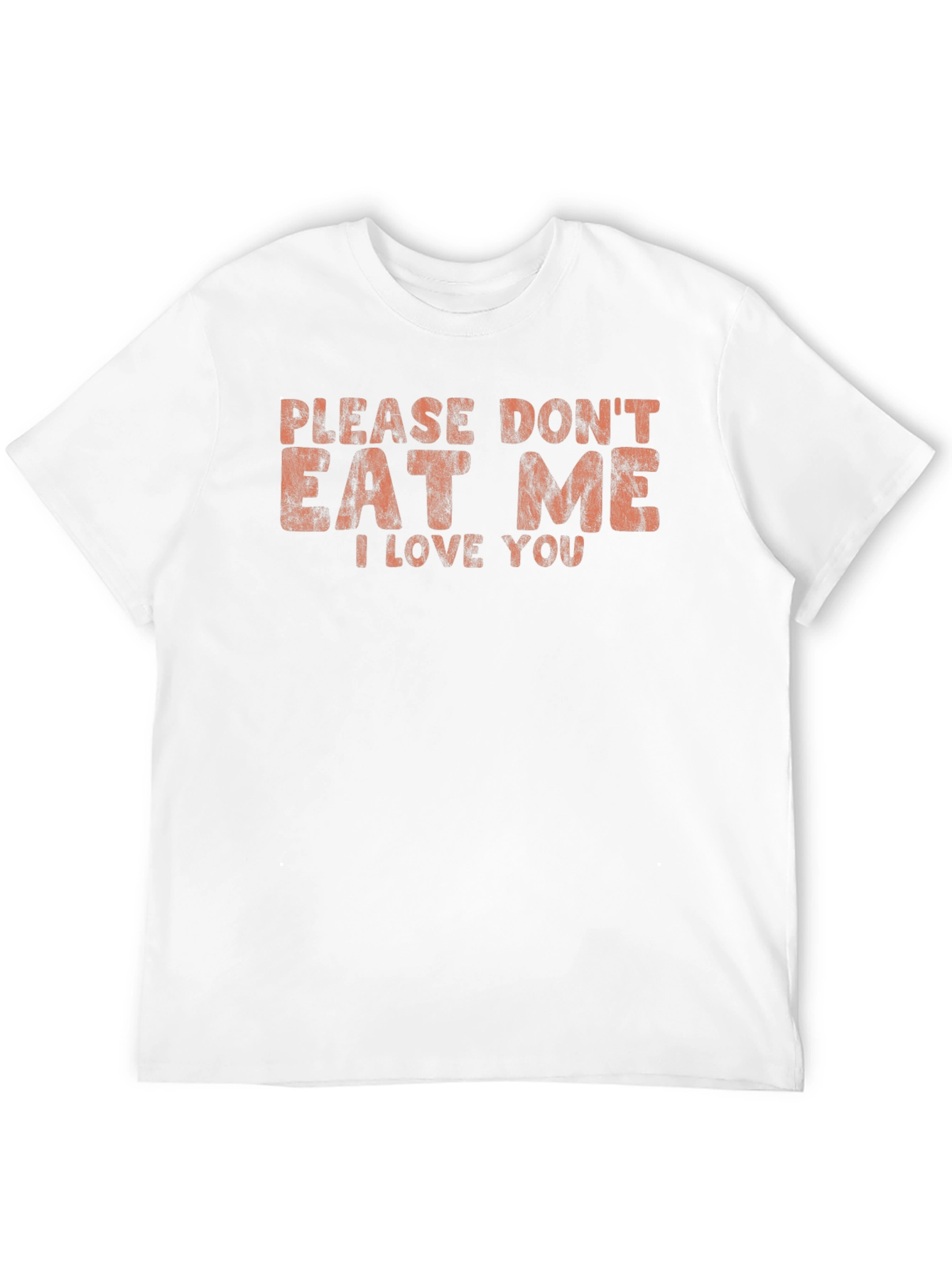 Black Funny Please Don't Eat Me I Love You Black T-Shirt view 12