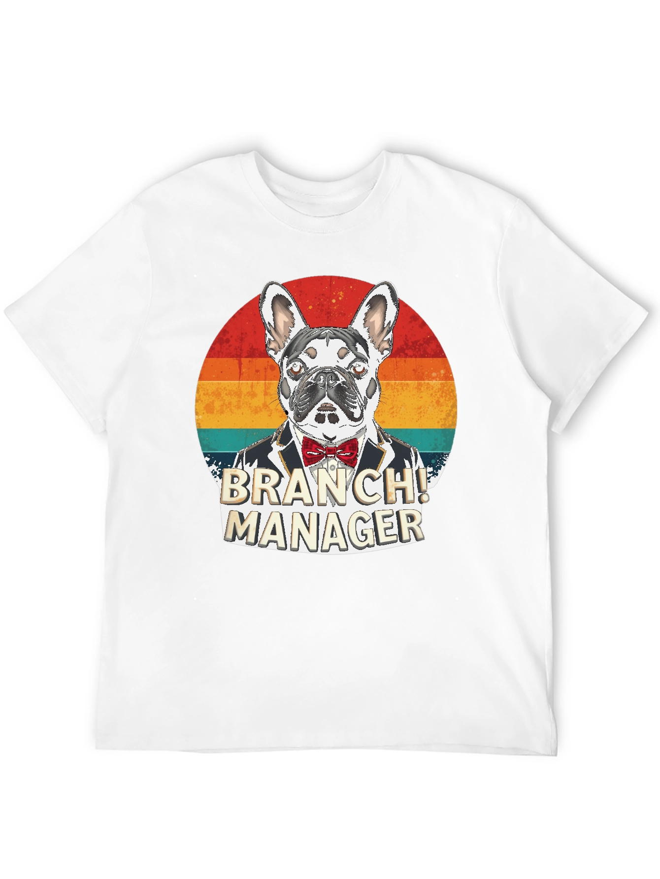 Black Branch Manager Bulldog T-Shirt view 12