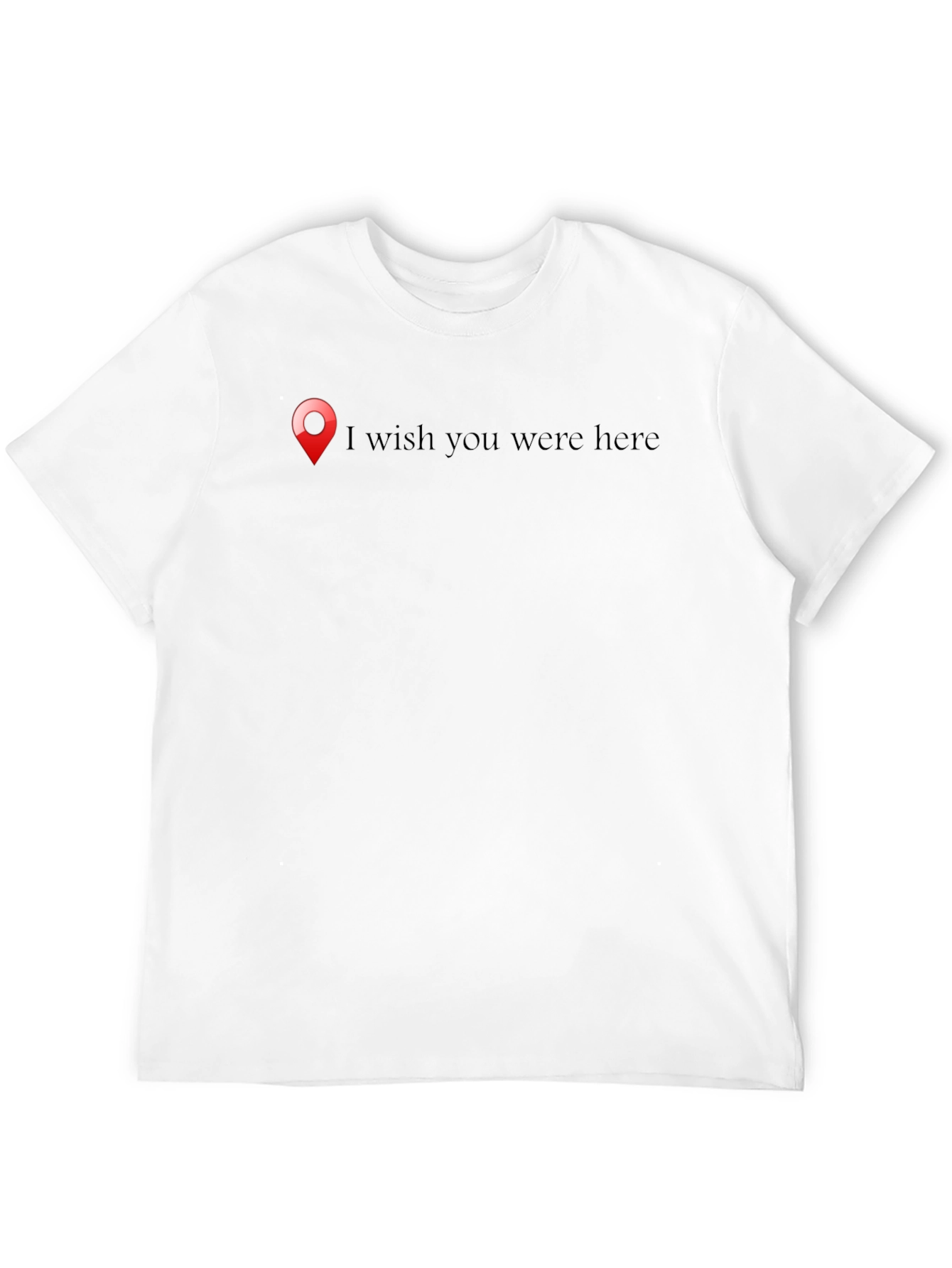 Black Wish You Were Here Black Graphic Tee view 12