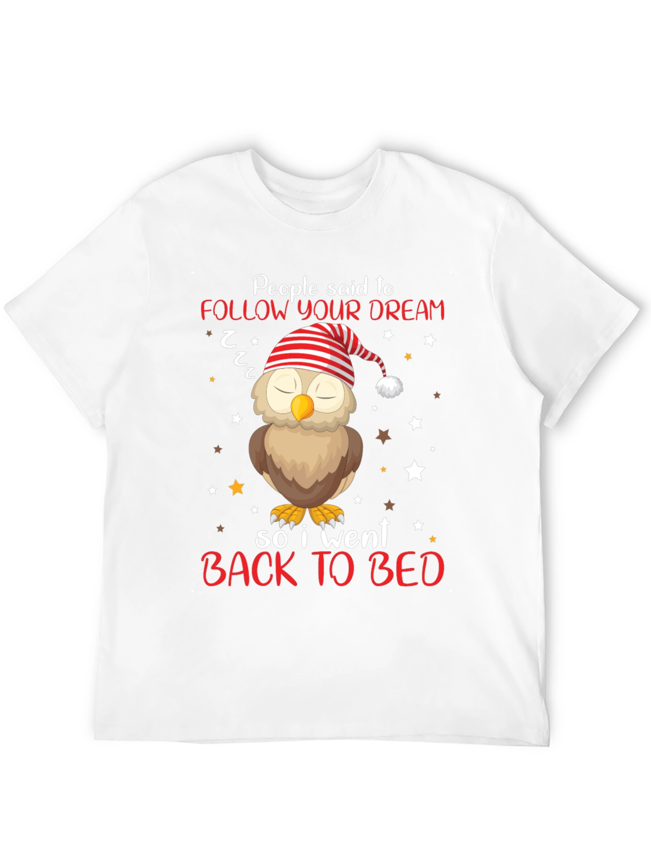 Black Follow Your Dream Owl T-Shirt - Sleepy Bedtime Tee view 12