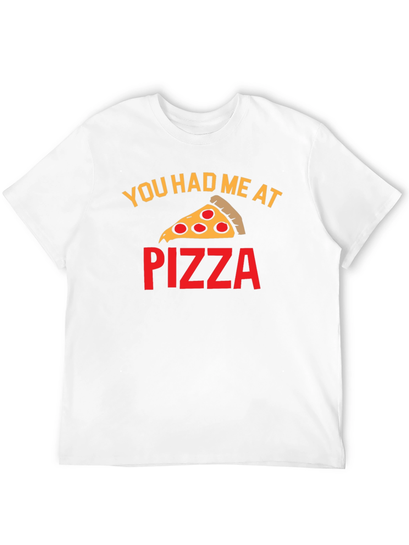 Black You Had Me At Pizza T-Shirt view 12