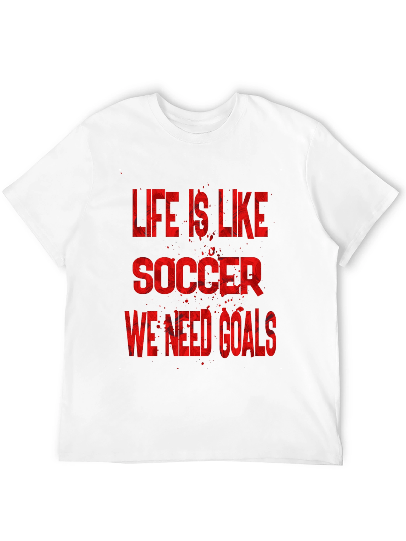 Black Life is Like Soccer Graphic Tee view 12