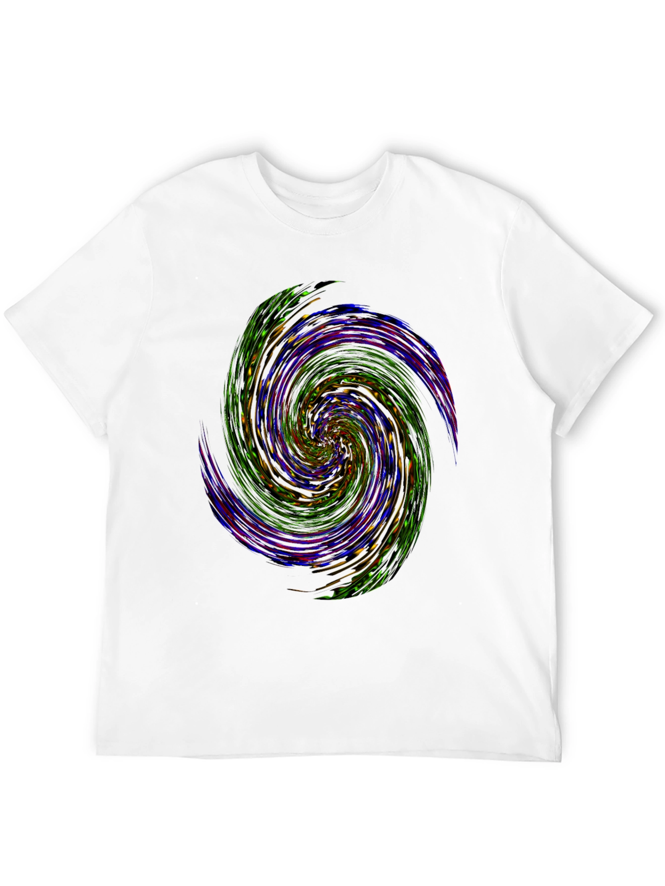 Vortex Spin Graphic Tee - Black Cotton Comfort - 12