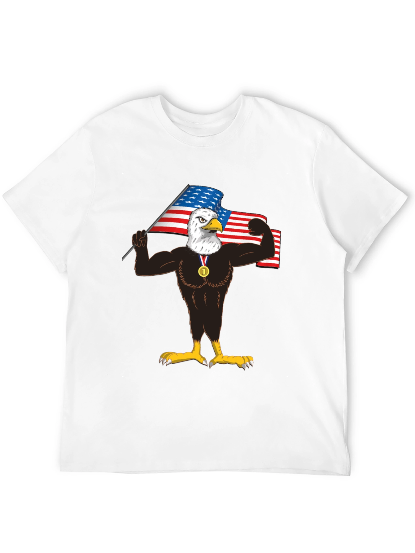 Patriotic Eagle Graphic Tee - USA Pride - 12