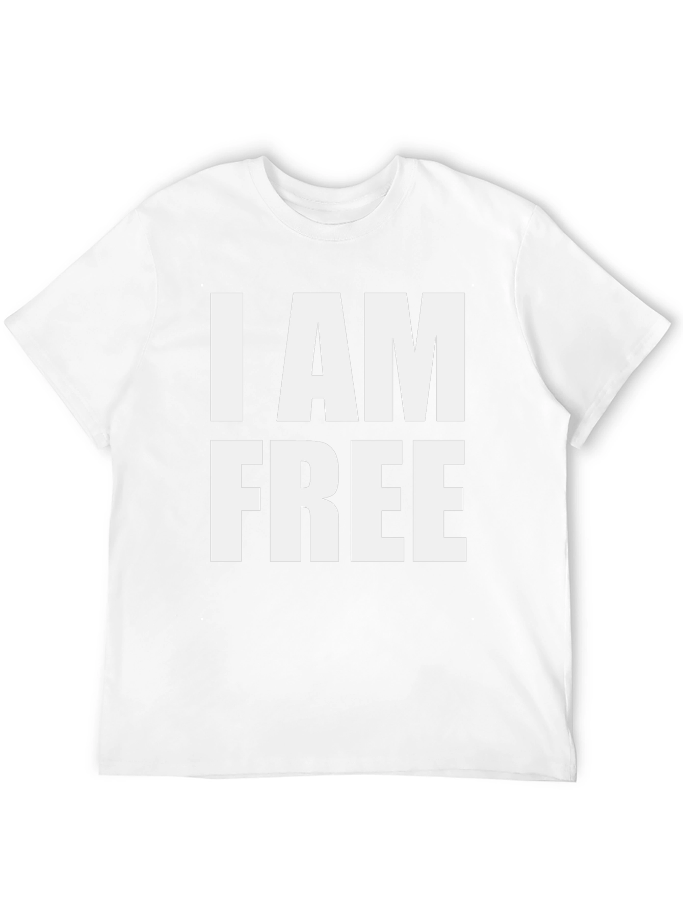 Black I AM FREE Graphic T-Shirt - Statement Tee view 12
