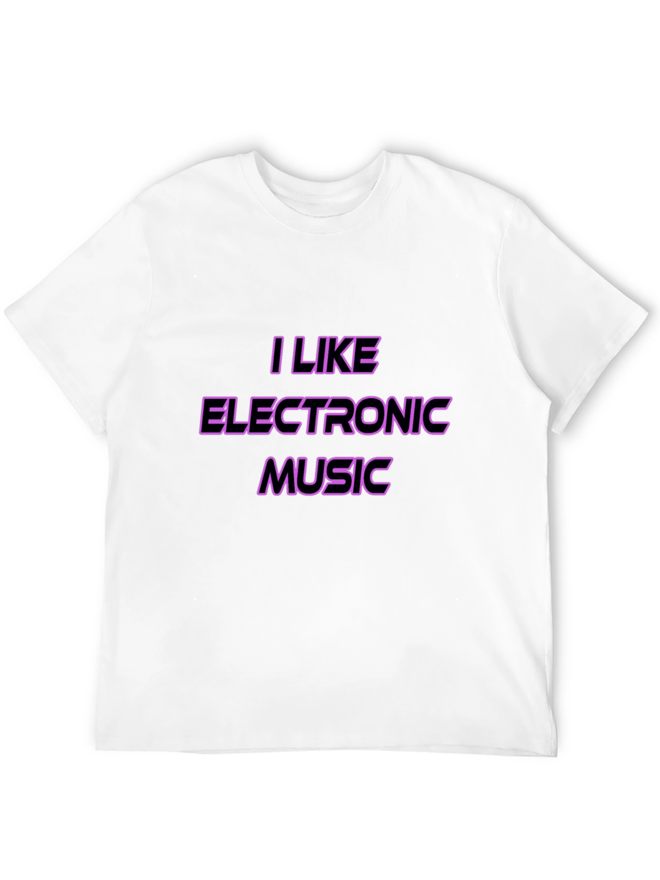 Black I Like Electronic Music Black T-Shirt view 12