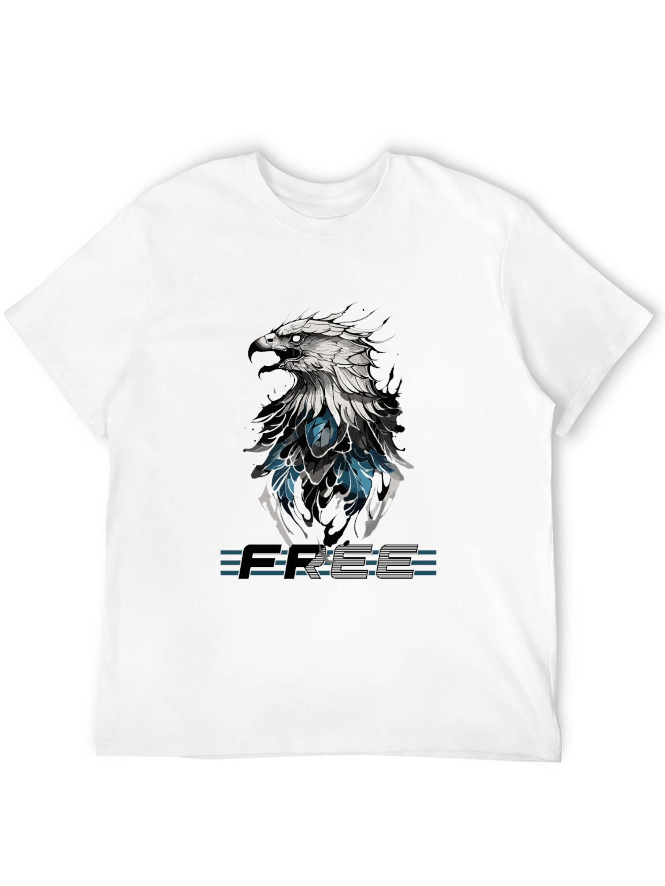 Black Eagle Graphic T-Shirt - Black view 12