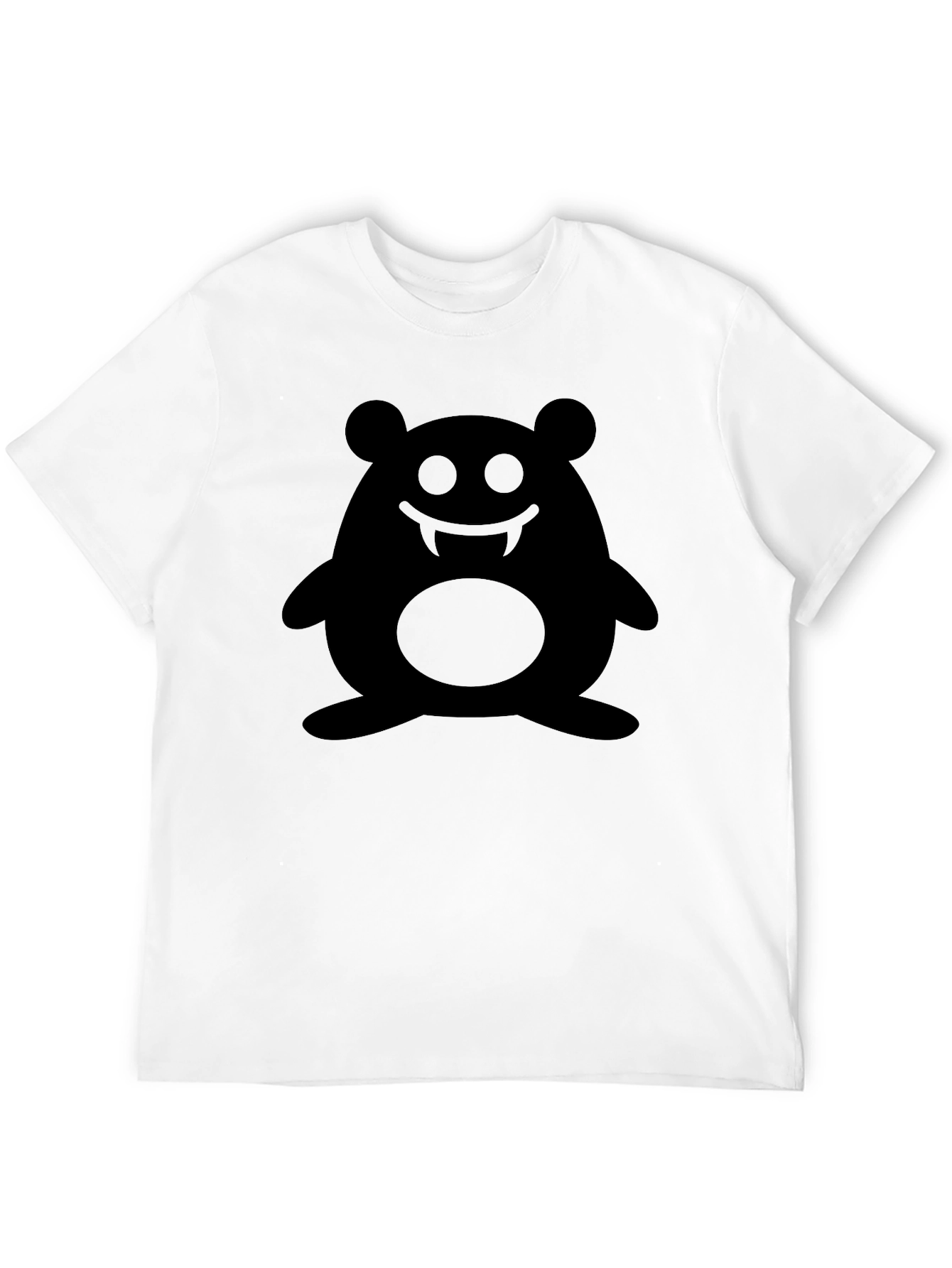Black Vampire Hamster Graphic Tee - Black T-Shirt view 12