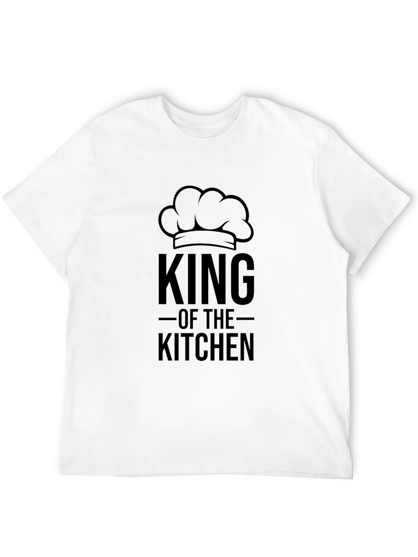 Black King of the Kitchen Black T-Shirt view 12