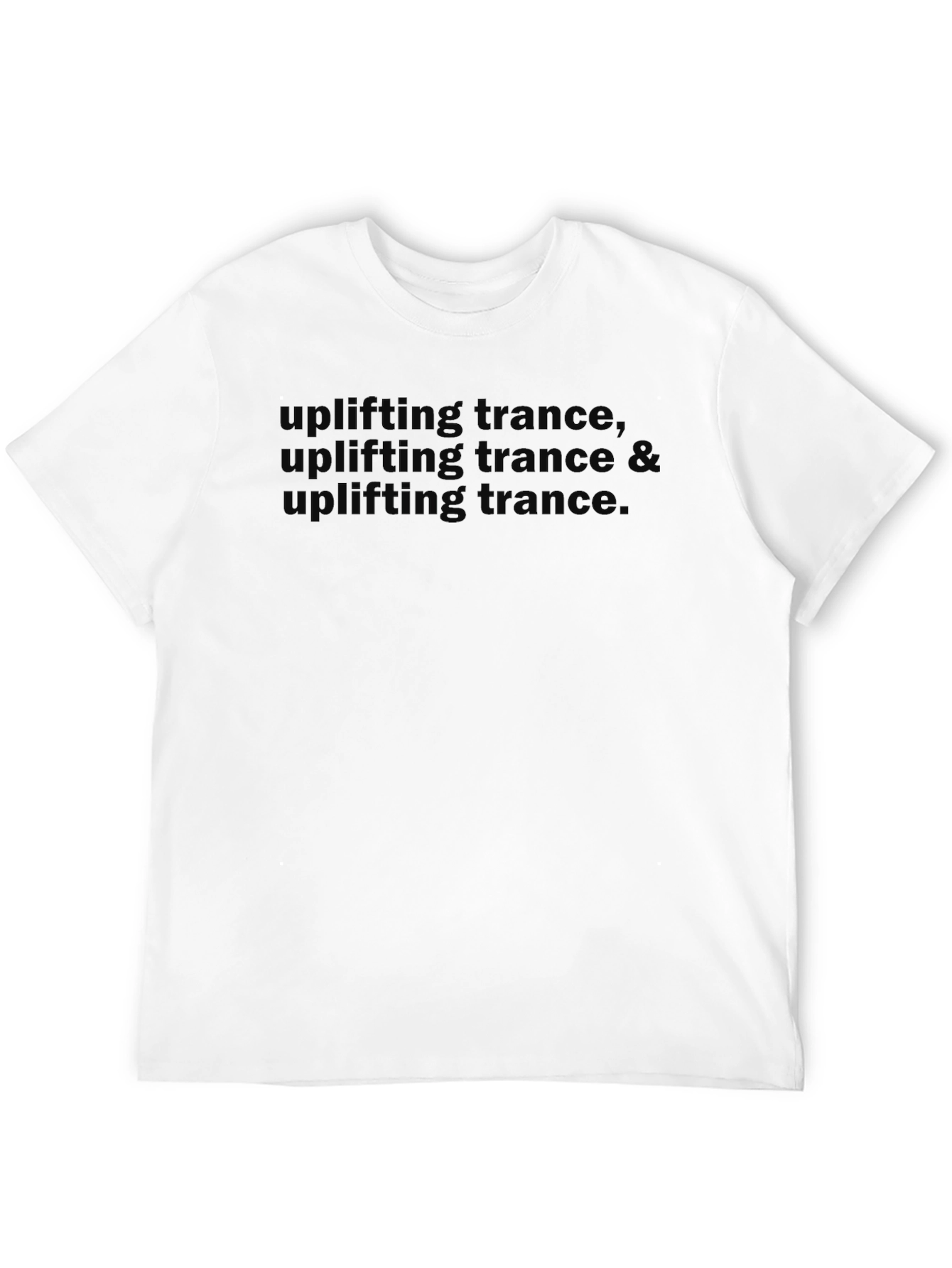 Black Uplifting Trance Graphic Tee - Black view 12